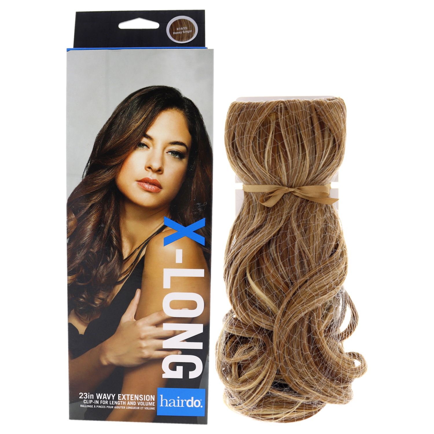 Wavy Extension - R14 25 Honey Ginger by Hairdo for Women - 23 Inch Hair Extension