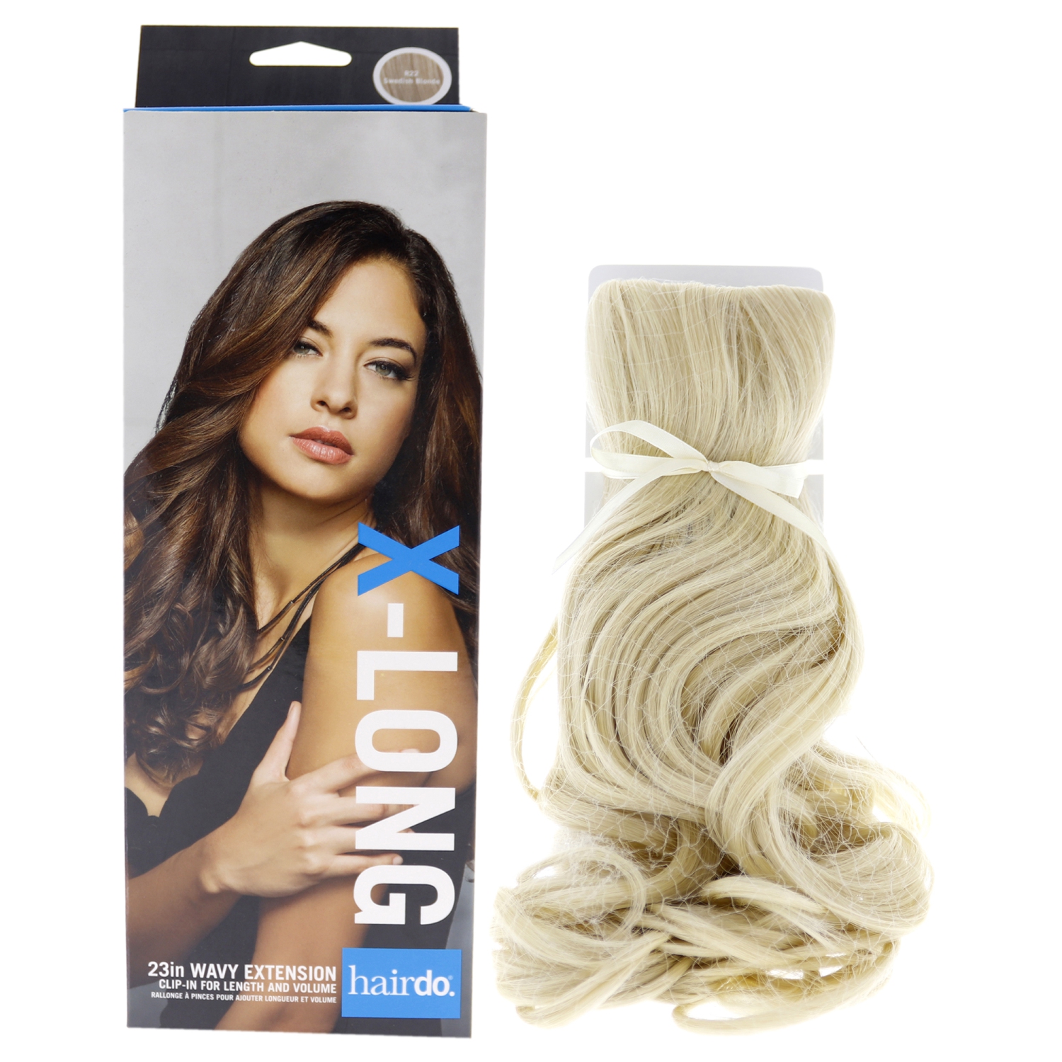 Wavy Extension - R22 Swedish Blonde by Hairdo for Women - 23 Inch Hair Extension