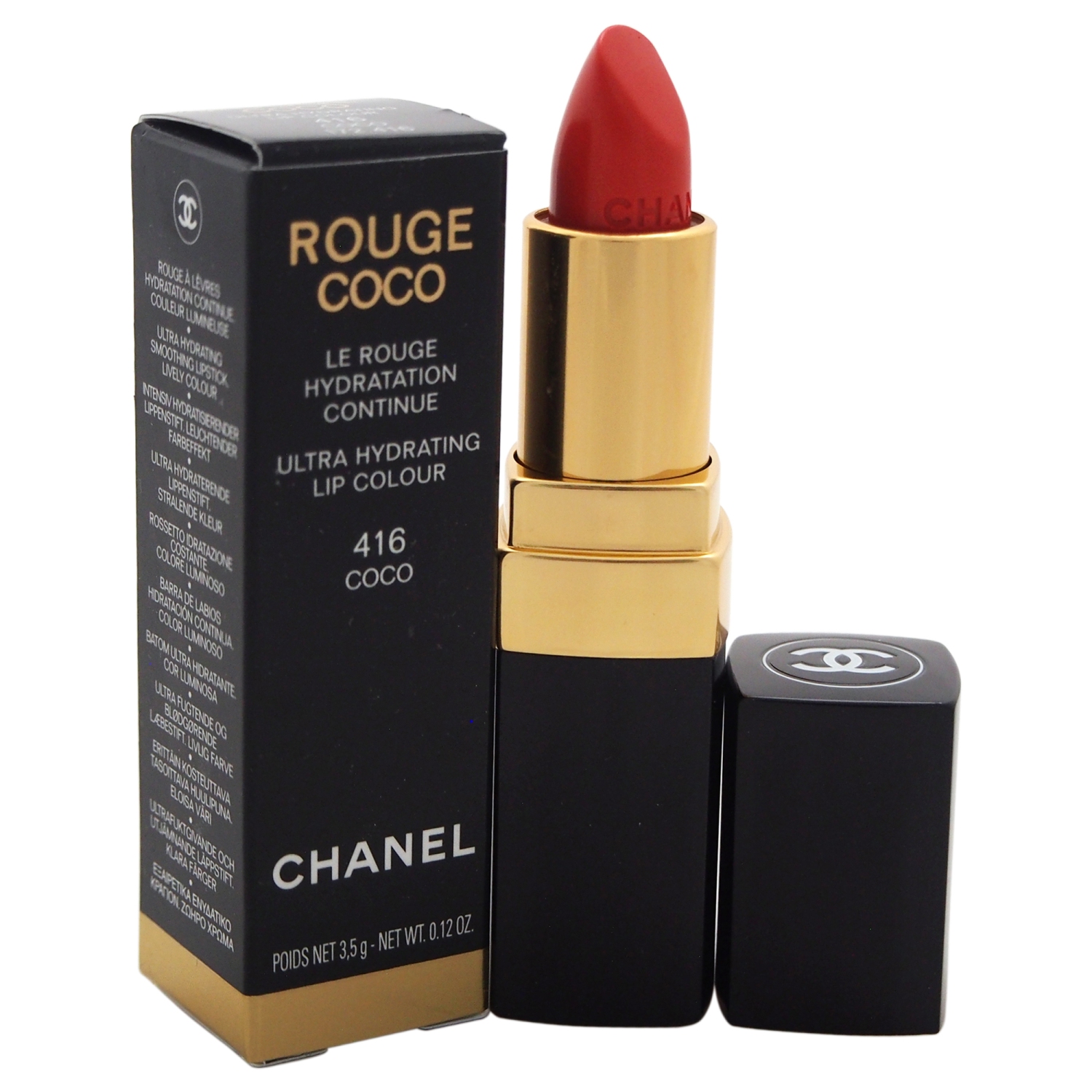 Rouge Coco Shine Hydrating Sheer Lipshine - 416 Coco by Chanel for Women - 0.11 oz Lipstick (Limited Edition)