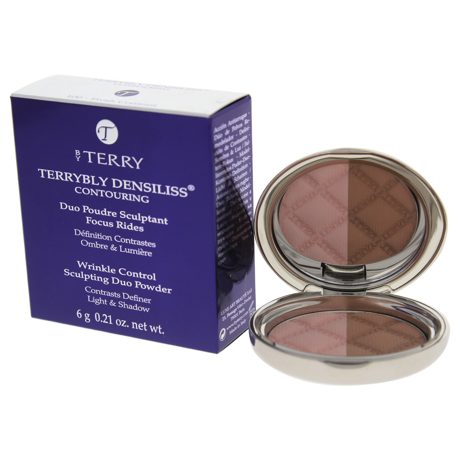 Poudre Contouring Duo Terrybly Densiliss - 100 Fresh Contrast par Terry pour Femme - 0,21&nbsp;oz Compact