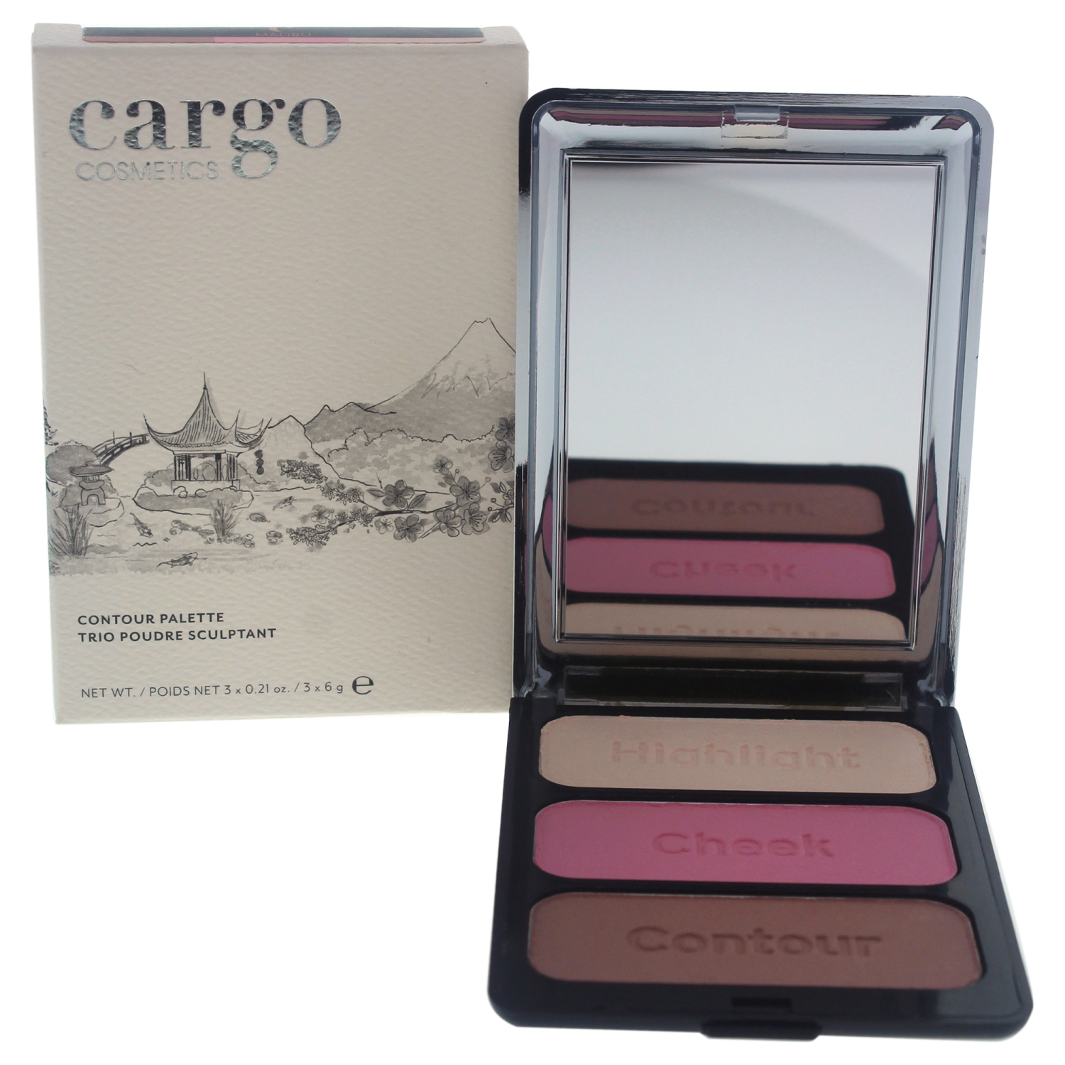 Contour Palette - Malibu by Cargo for Women - 3 x 0.21 oz Palette