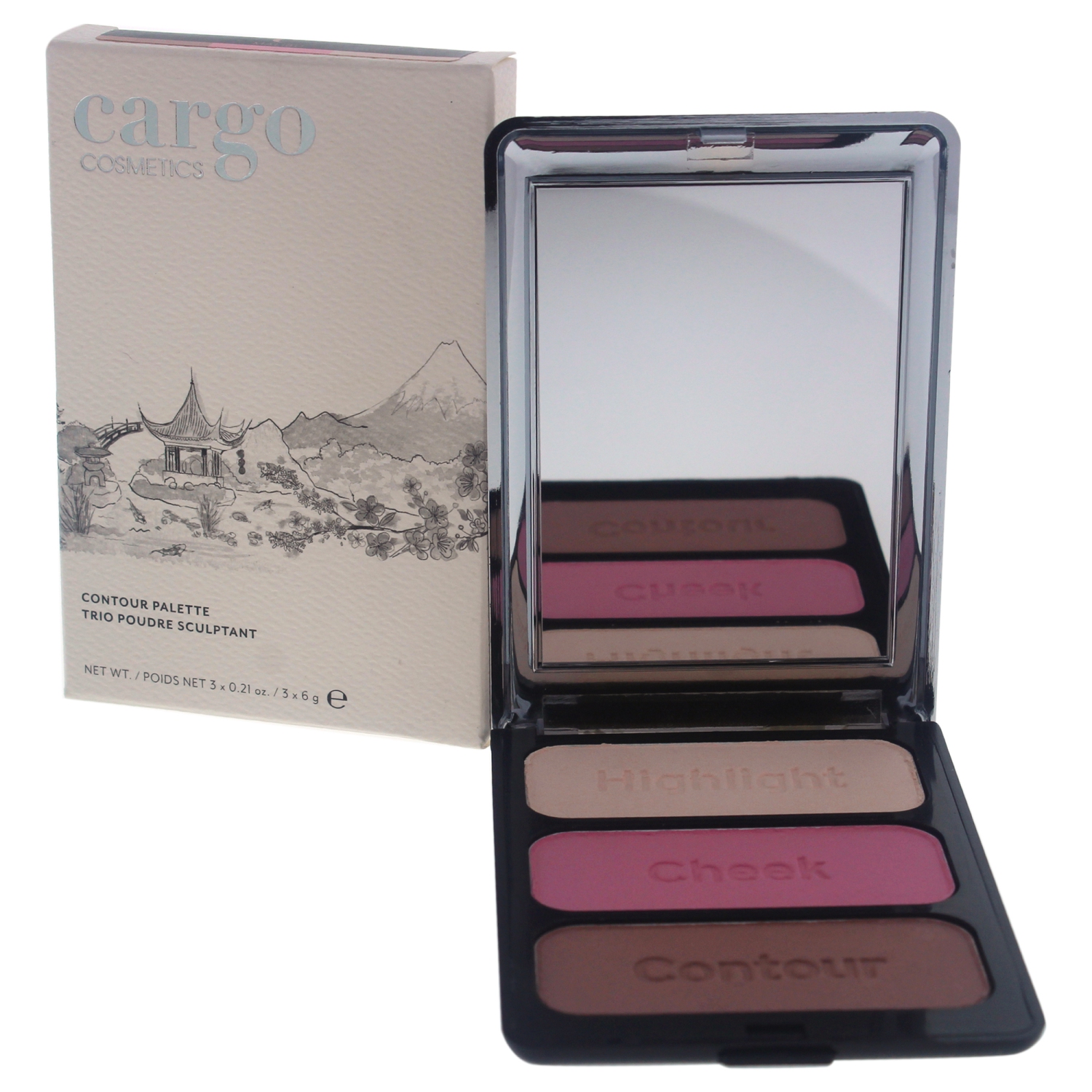 Contour Palette - Malibu by Cargo for Women - 3 x 0.21 oz Palette