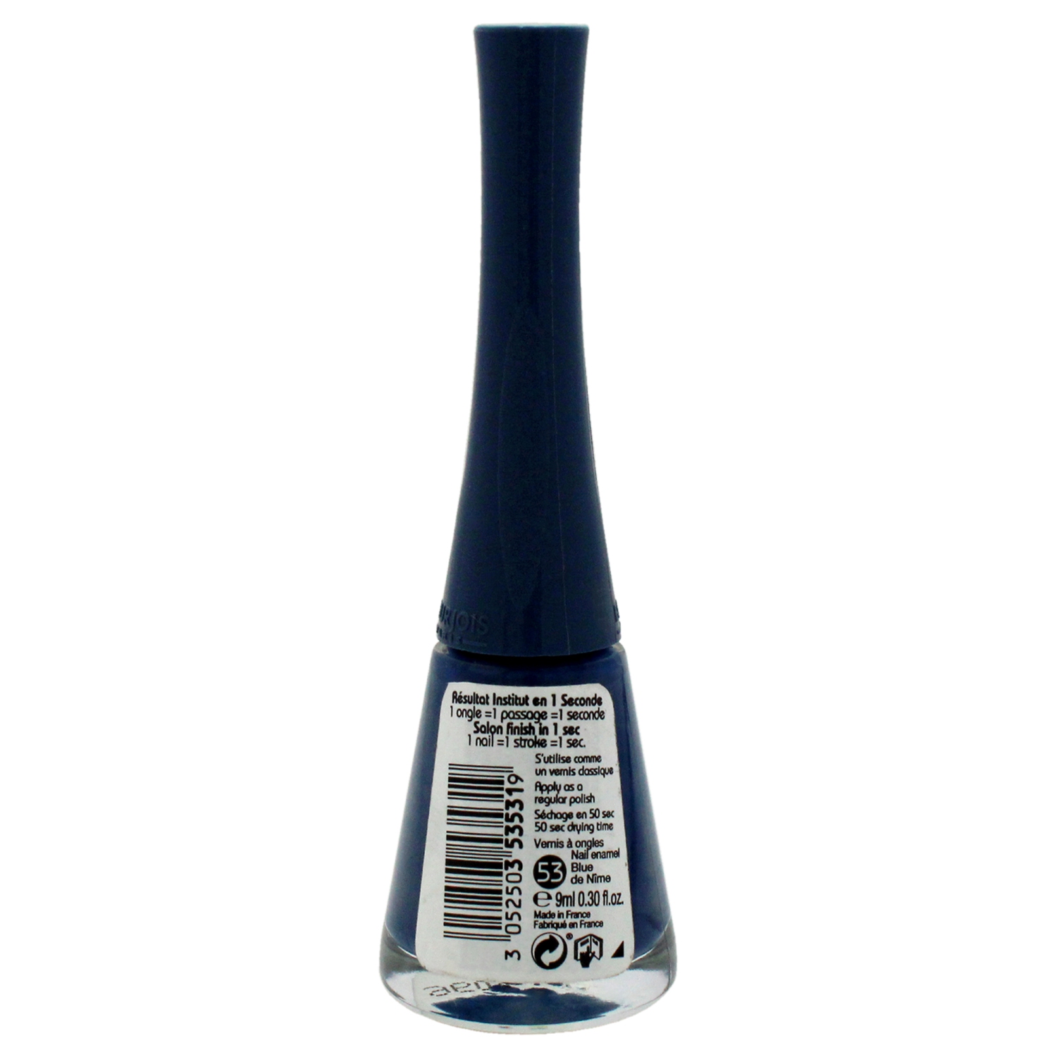 1 Seconde - 53 Blue de Nime by Bourjois for Women - 0.3 oz Nail Polish