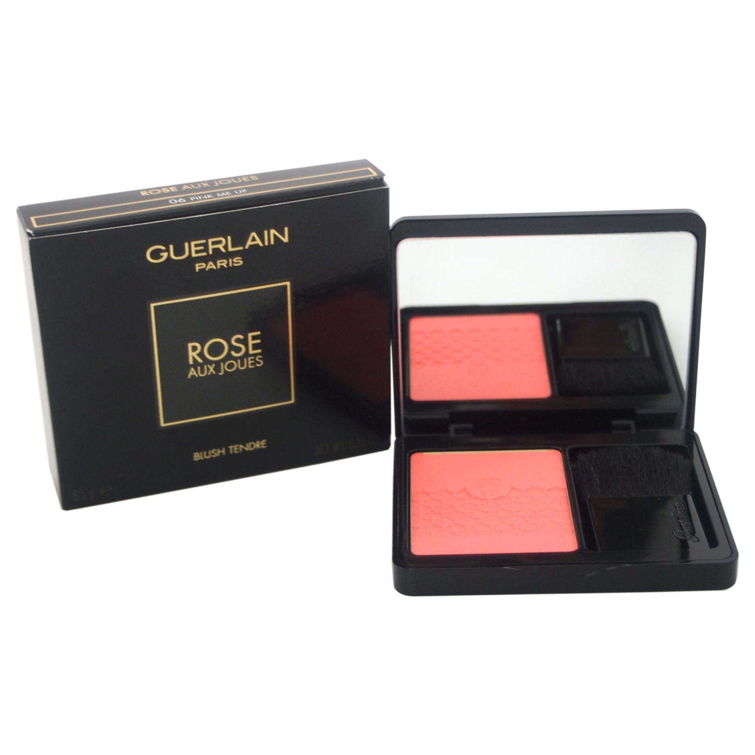 Rose Aux Joues Tender Blush - 06 Pink Me Up par Guerlain pour Femme - 0,22&nbsp;oz fard à joues
