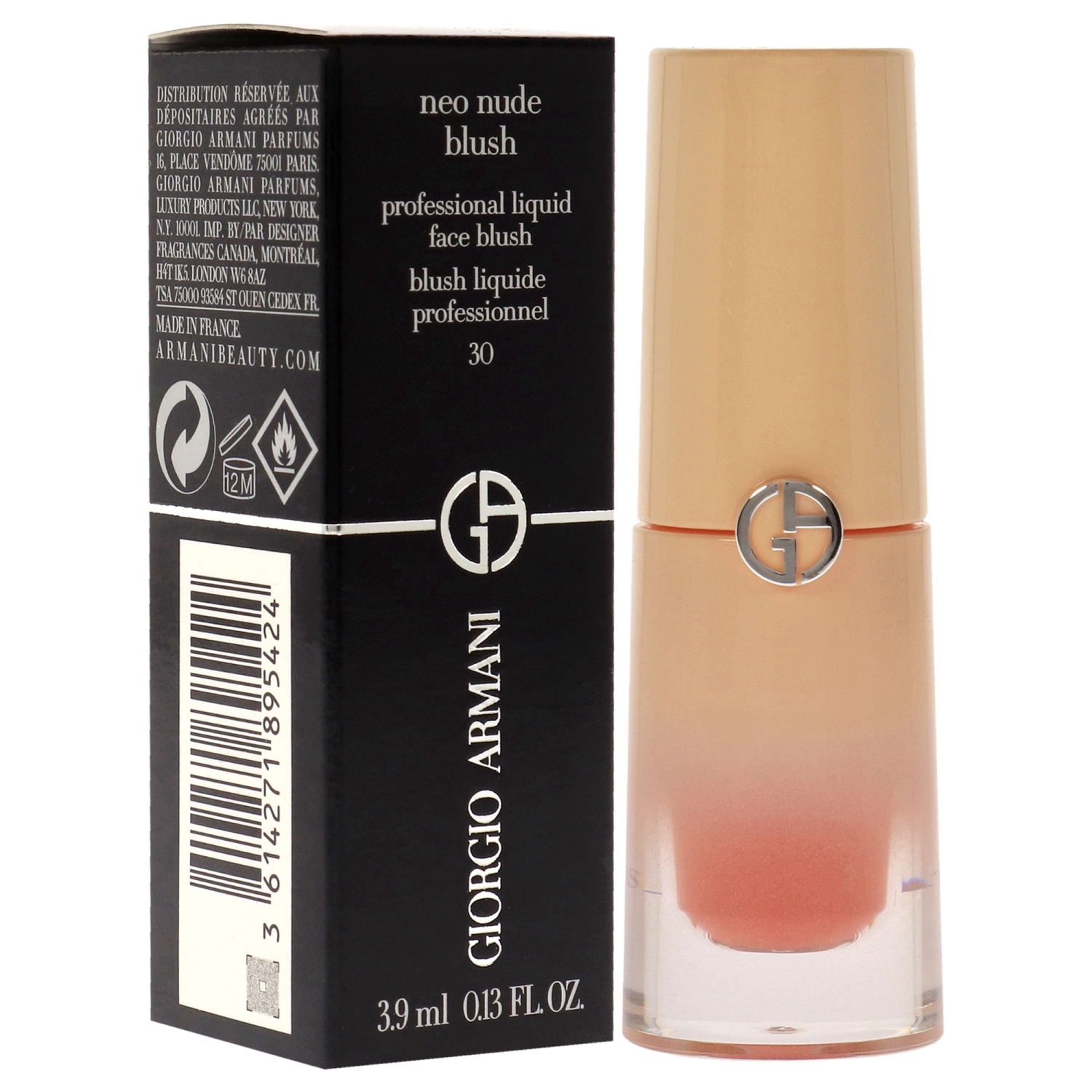 Neo Nude Liquid Face Blush - 30 by Giorgio Armani for Women - 0.13 oz Blush