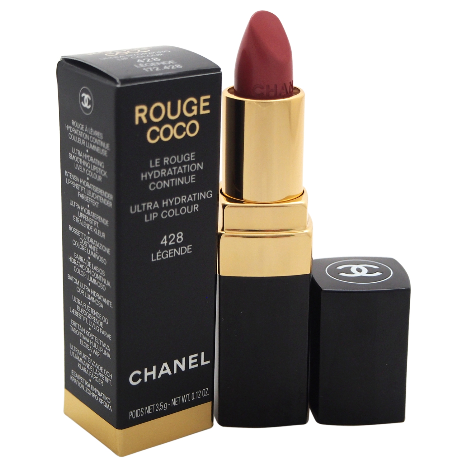 Rouge Coco Shine Hydrating Sheer Lipshine - # 428 Legende by Chanel for Women - 0.11 oz Lipstick (Limited Edition)
