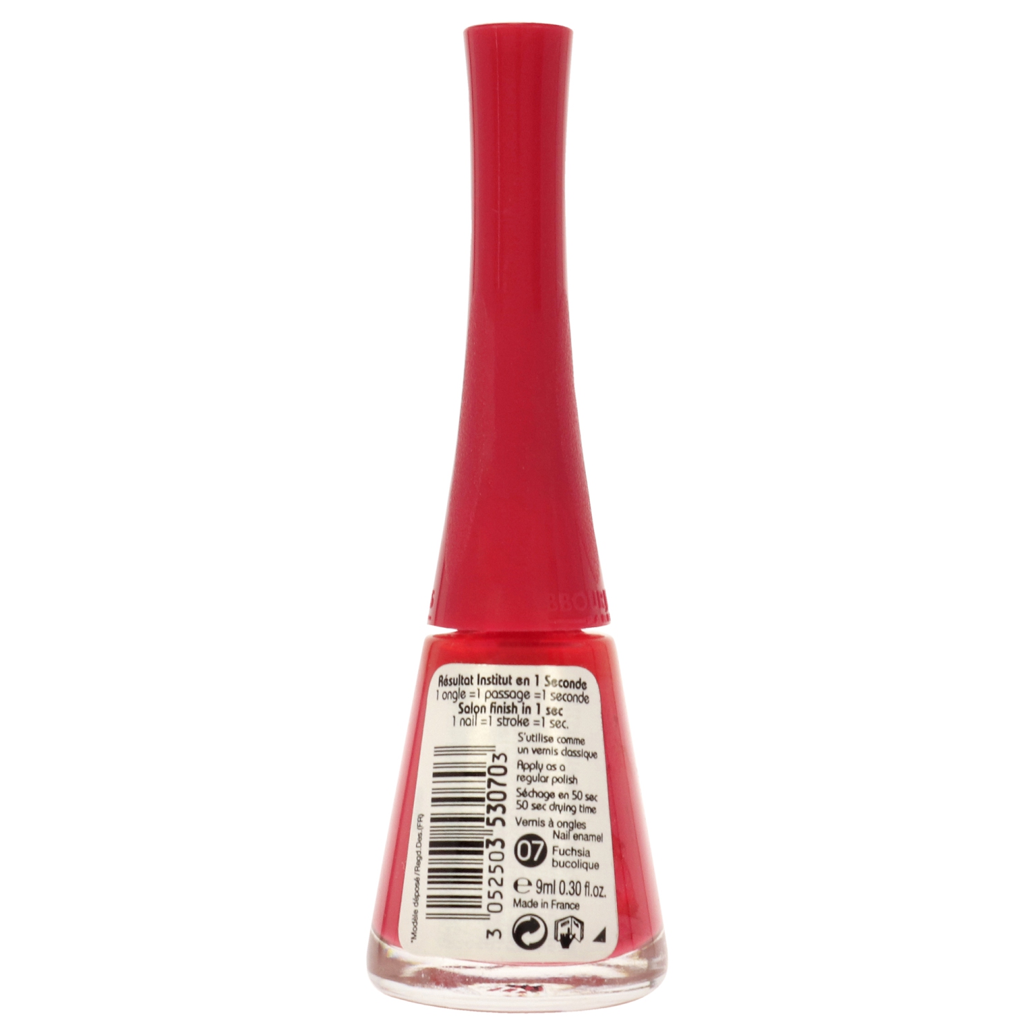 1 Seconde - 07 Fuchsia Bucolique by Bourjois for Women - 0.3 oz Nail Polish