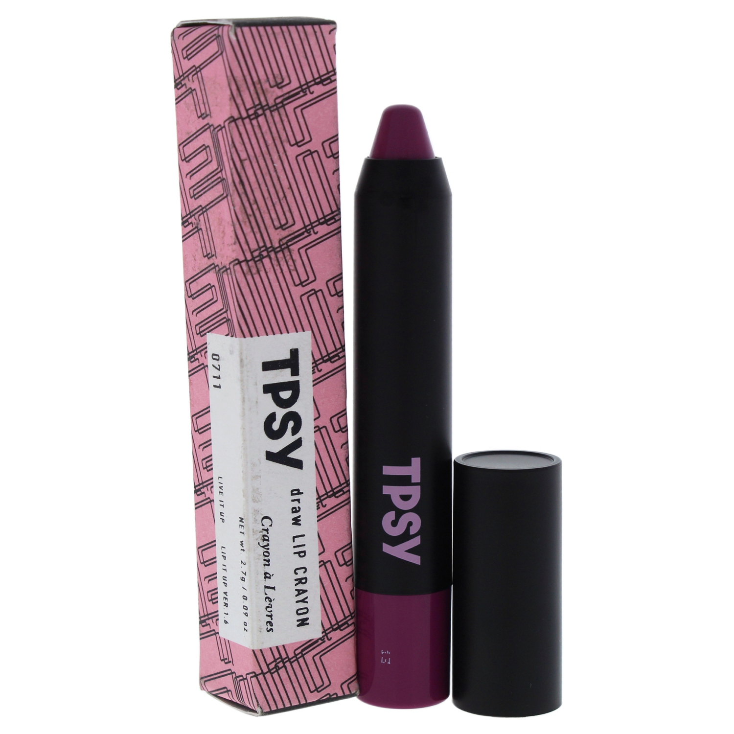 Draw Lip Crayon - 013 Mixed Berry by TPSY for Women - 0.09 oz Lipstick