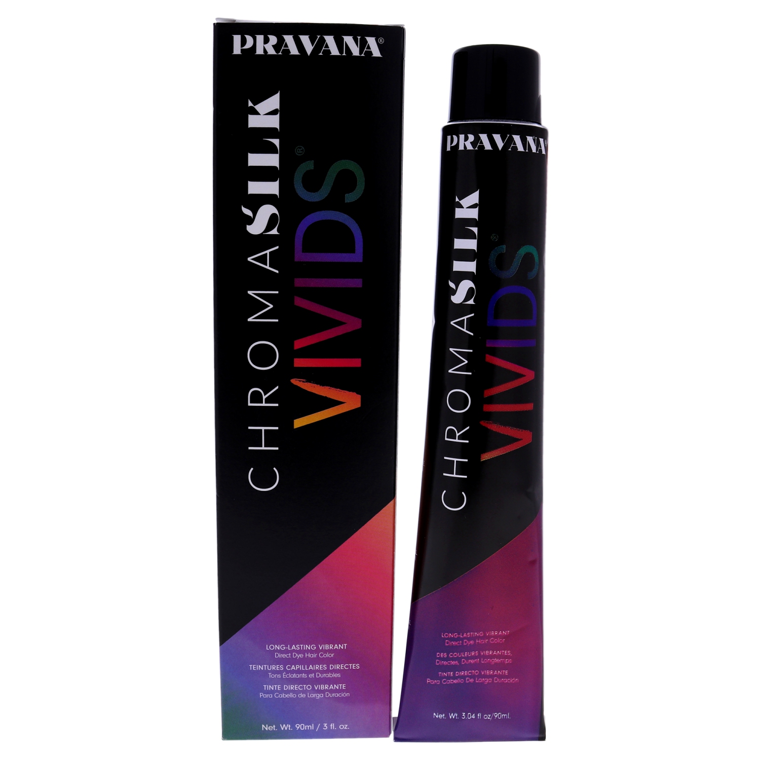 ChromaSilk Vivids Long-Lasting Vibrant Color - Orange by Pravana for Unisex - 3 oz Hair Color