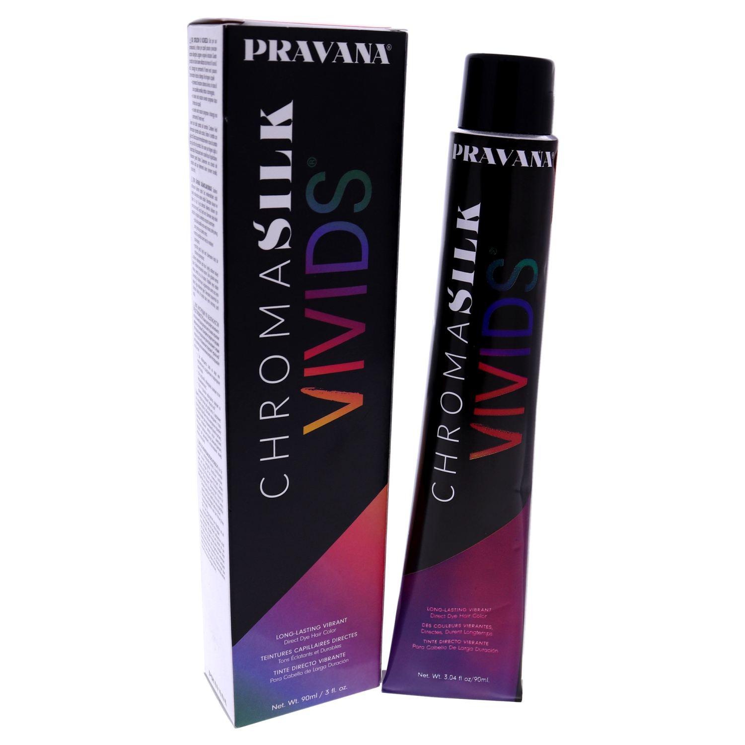 ChromaSilk Vivids Long-Lasting Vibrant Color - Orange by Pravana for Unisex - 3 oz Hair Color