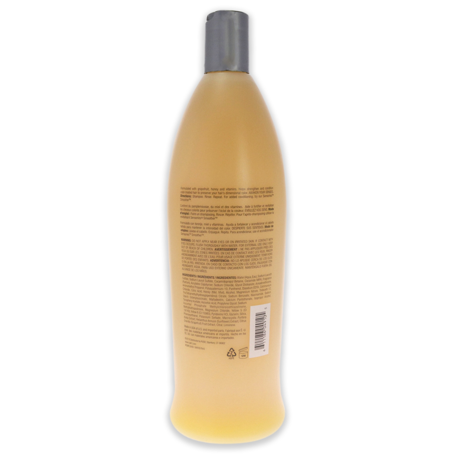 Shampooing Sensories Brilliance de Rusk pour unisexe - shampooing 35&nbsp;oz