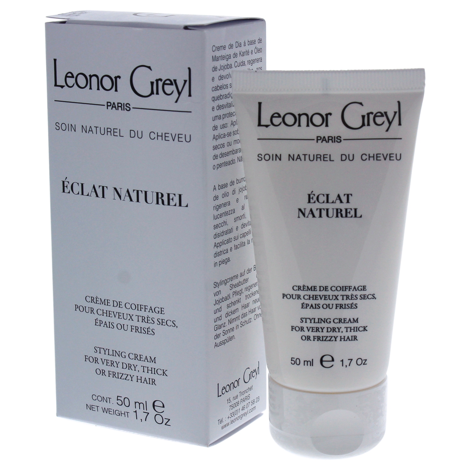 Eclat Naturel Styling Cream by Leonor Greyl for Unisex - 1.7 oz Cream