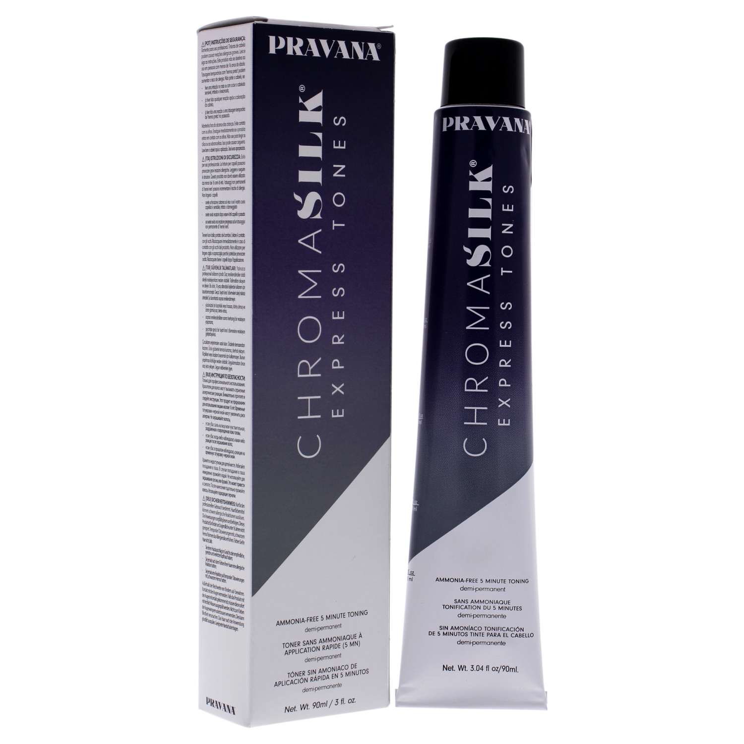 ChromaSilk Express Tones - Violet by Pravana for Unisex - 3 oz Hair Color