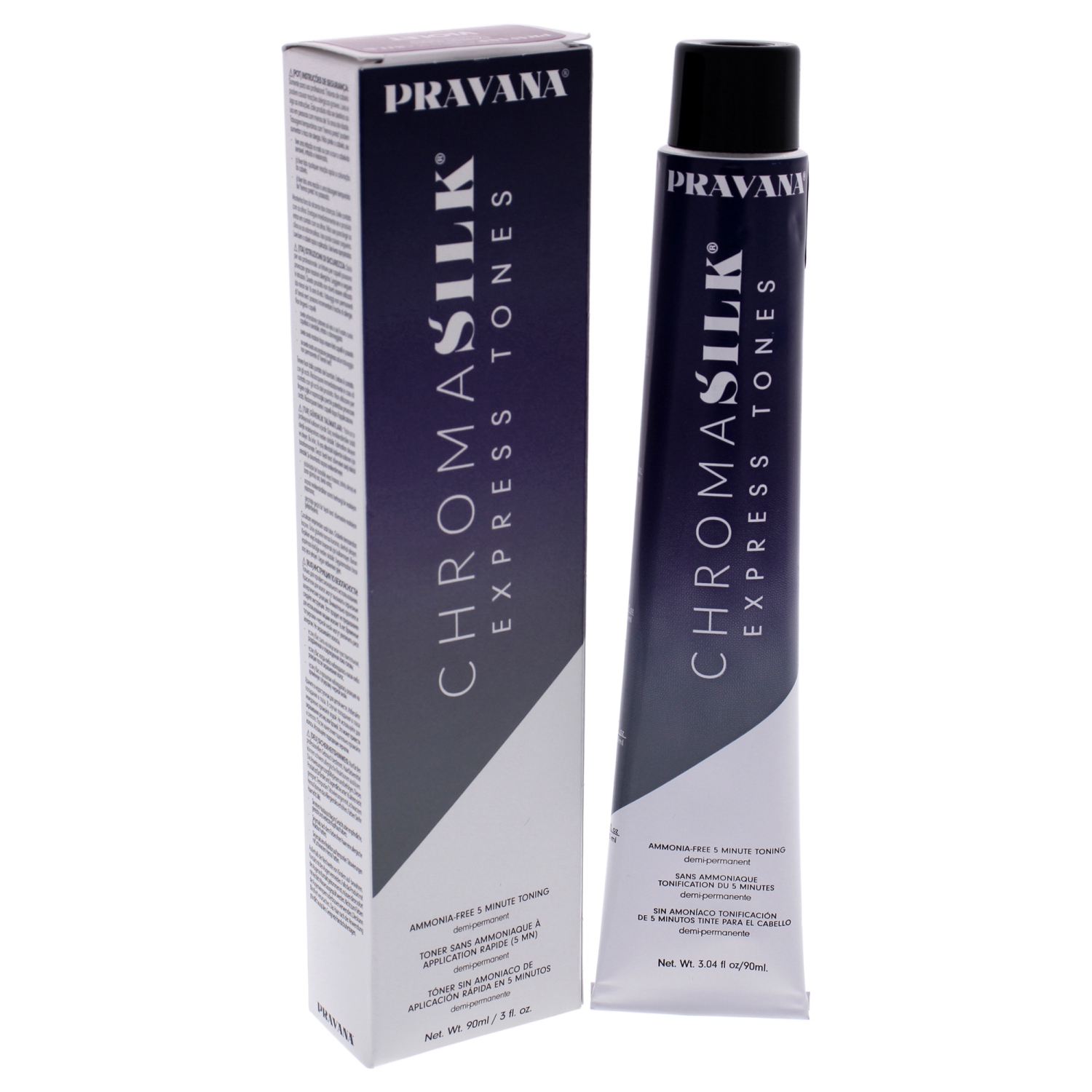 ChromaSilk Express Tones - Violet by Pravana for Unisex - 3 oz Hair Color
