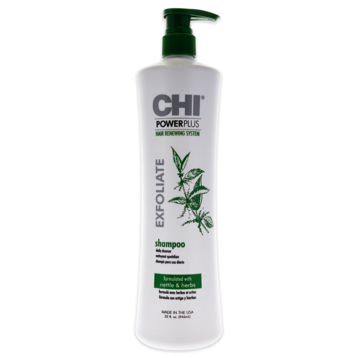 Power Plus Exfoliate Shampoo by CHI for Unisex - 32 oz Shampoo
