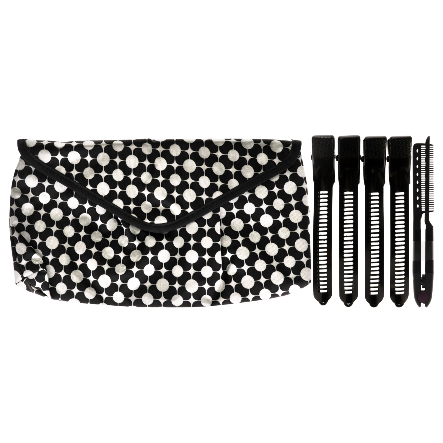 T3 Hair Tools by T3 for Unisex - 3 Pc Bag, 3 Clips, Comb