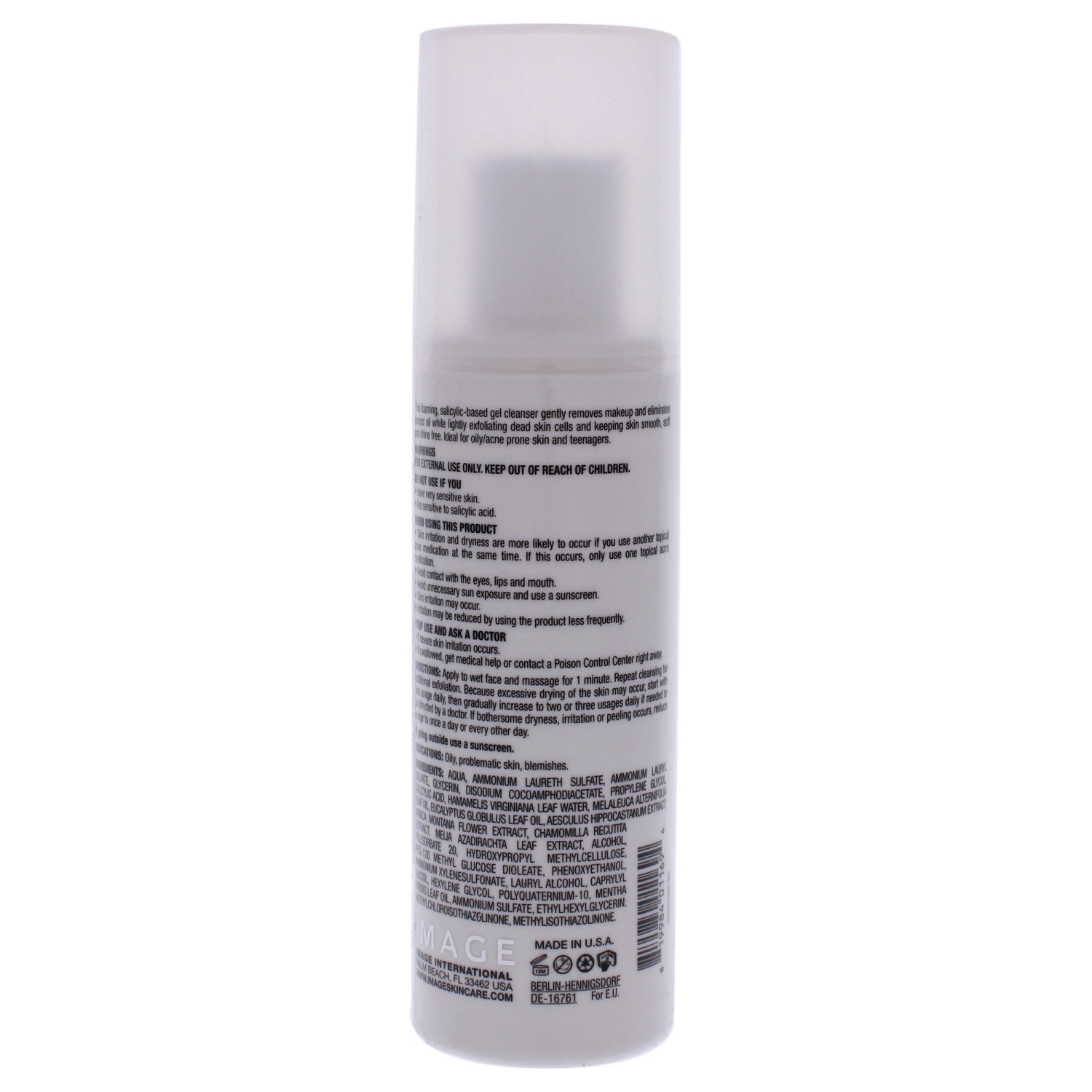 Clear Cell Clarifying Gel Cleanser by Image for Unisex - 6 oz Cleanser