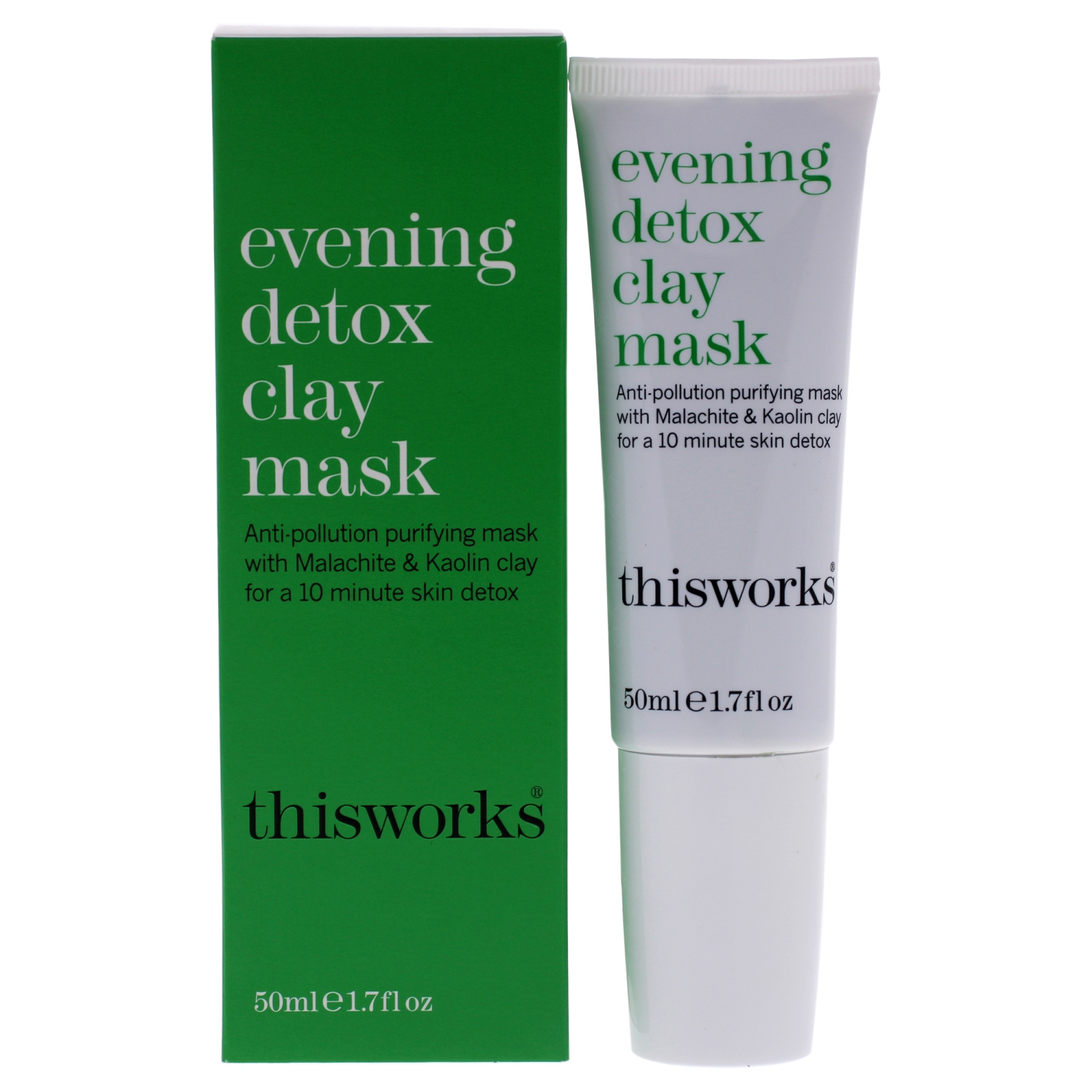 Evening Detox Clay Mask by ThisWorks for Unisex - 1.7 oz Mask