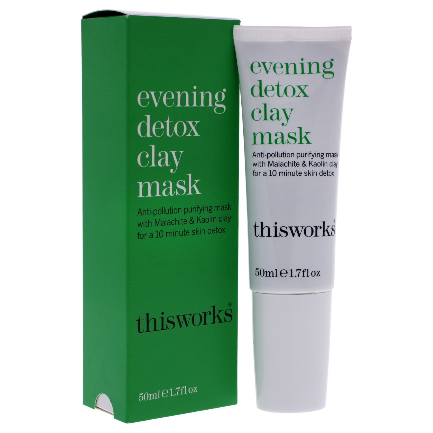 Evening Detox Clay Mask by ThisWorks for Unisex - 1.7 oz Mask