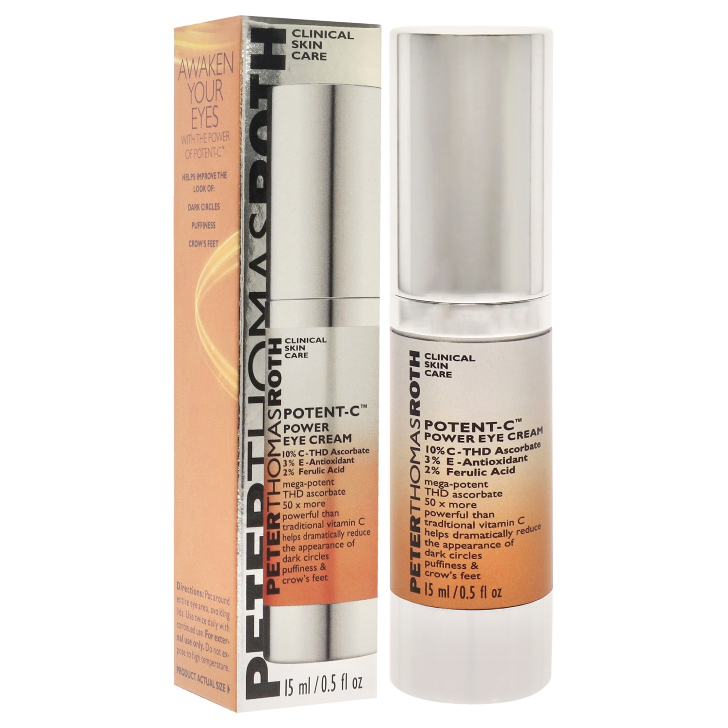 Potent-C Power Eye Cream by Peter Thomas Roth for Unisex - 0.5 oz Cream