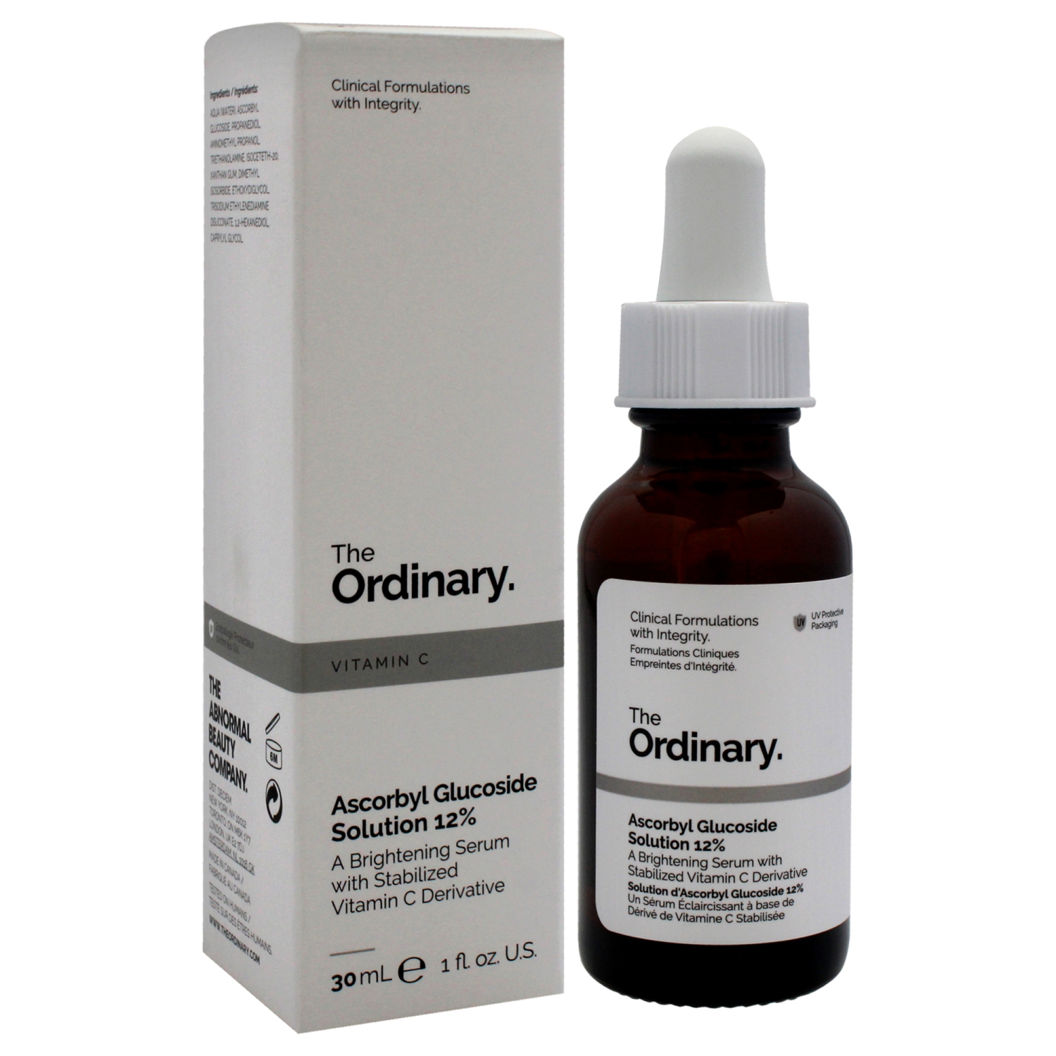 Solution de glucoside d'ascorbyle 12 % A Sérum éclaircissant 30&nbsp;ml/1&nbsp;oz
