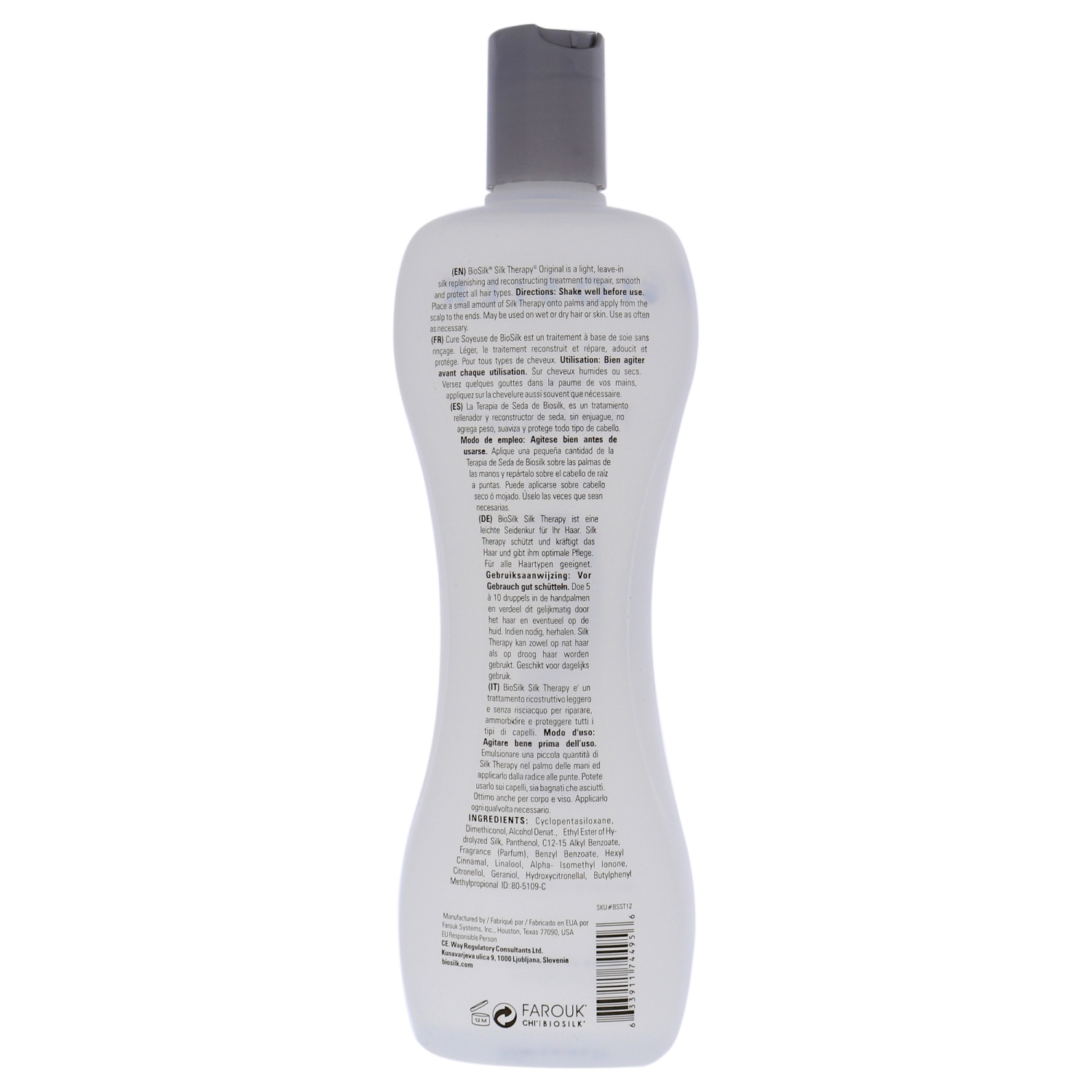 Silk Therapy Serum by Biosilk for Unisex - 12 oz Serum