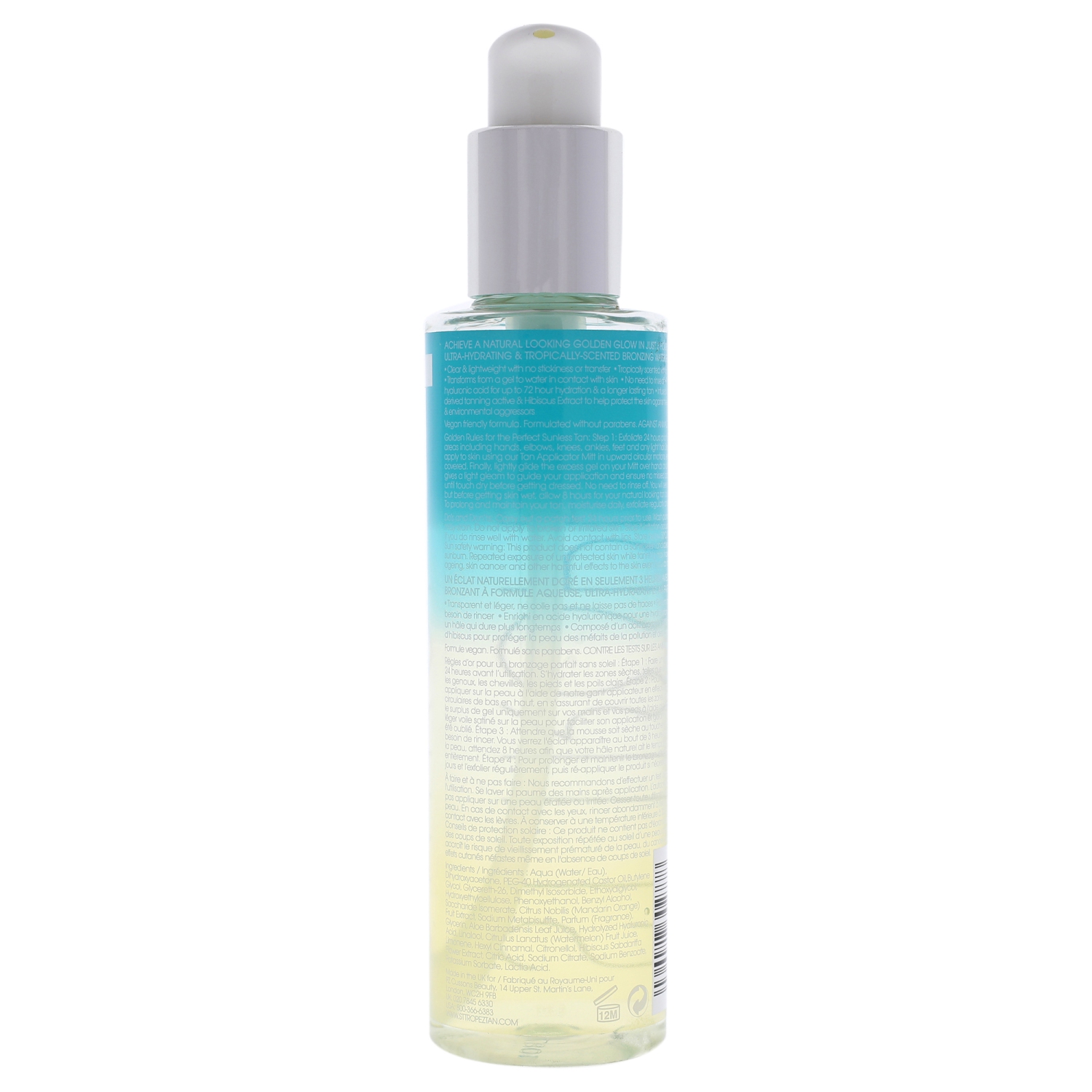 Self Tan Purity Bronzing Water Gel by St. Tropez for Unisex - 6.7 oz Gel