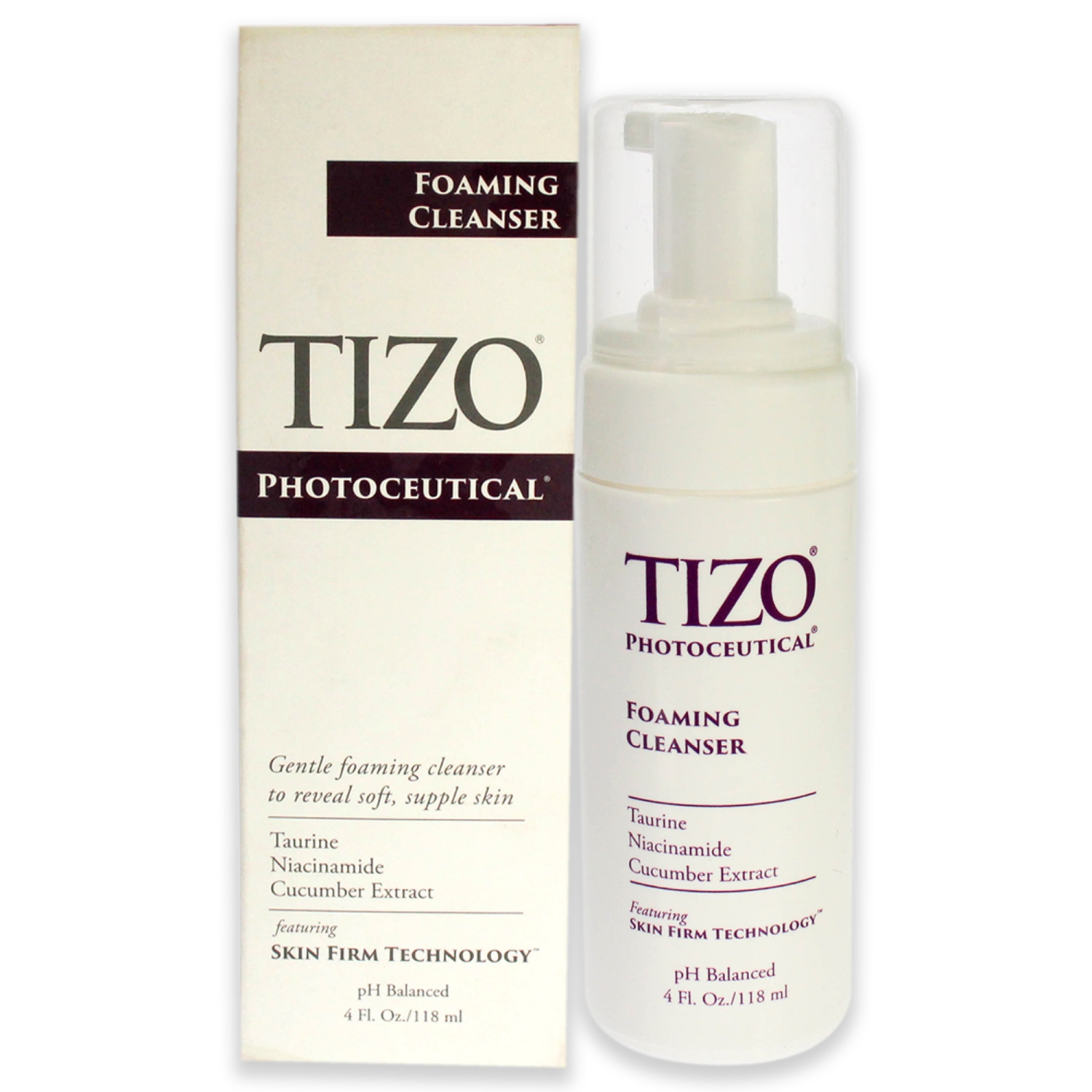 Mousse nettoyante douce photoceutique de Tizo pour unisexe - 4&nbsp;oz Cleaner