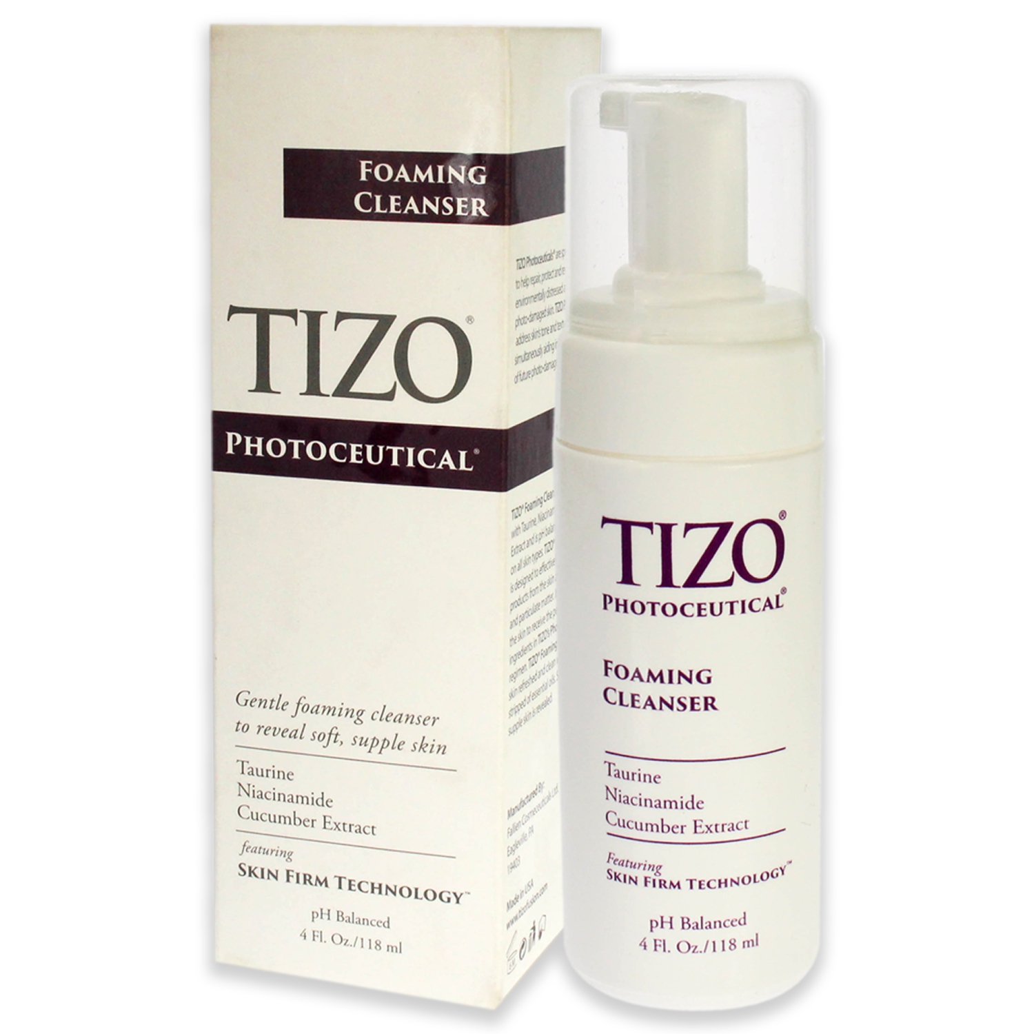 Mousse nettoyante douce photoceutique de Tizo pour unisexe - 4&nbsp;oz Cleaner