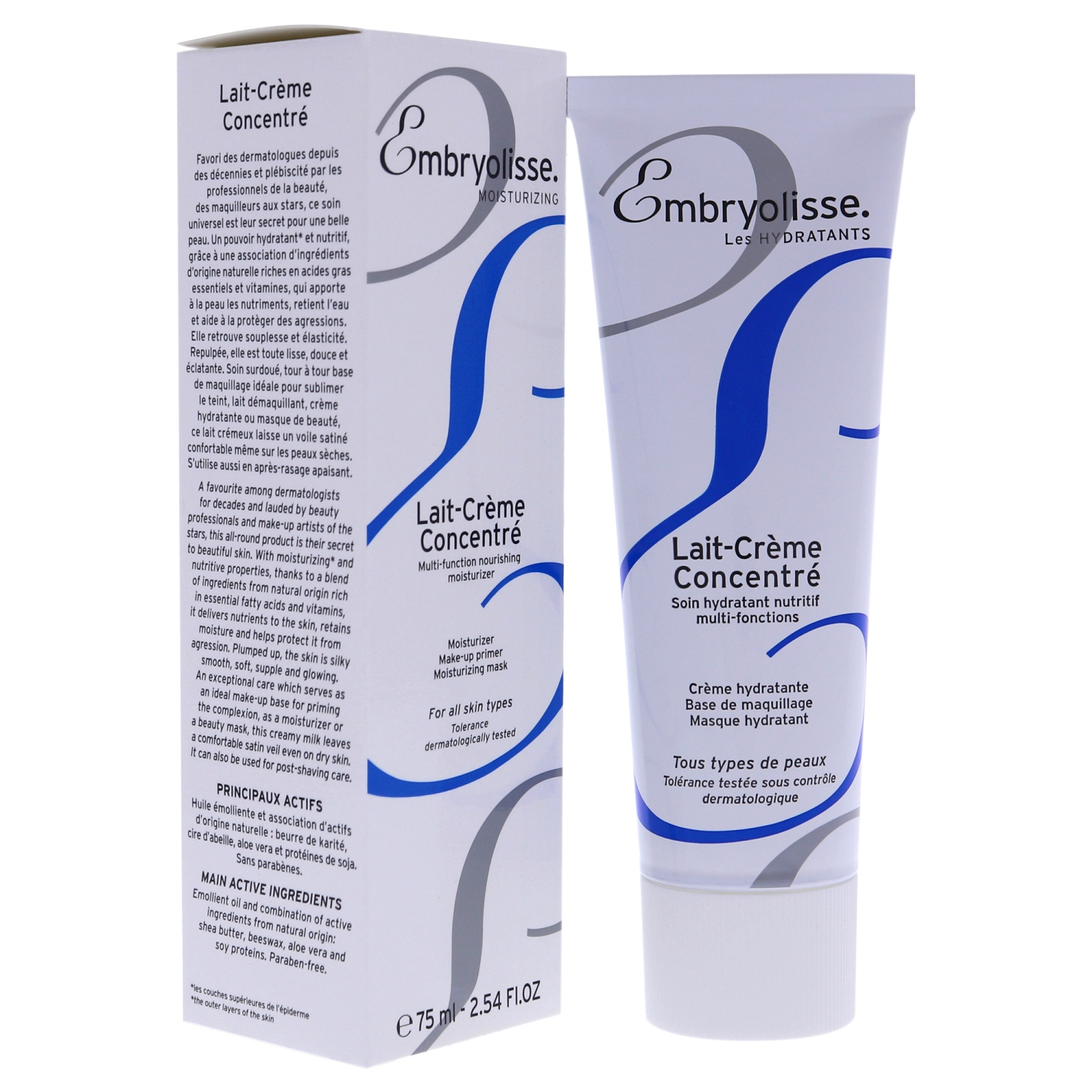 Lait Cream Concentre by Embryolisse for Unisex - 2.54 oz Cream