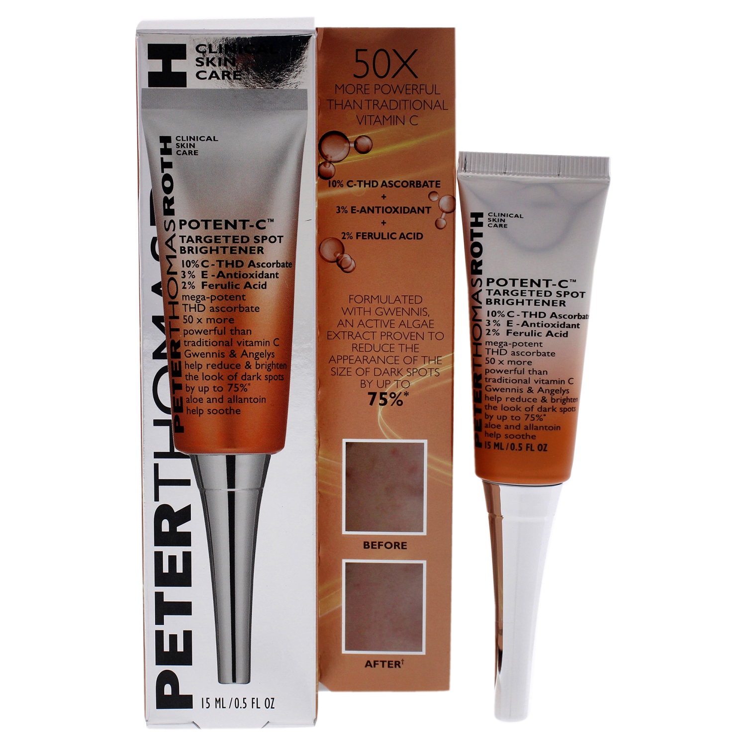 Potent-C Targeted Spot Brightener by Peter Thomas Roth for Unisex - 0.5 oz Treatment