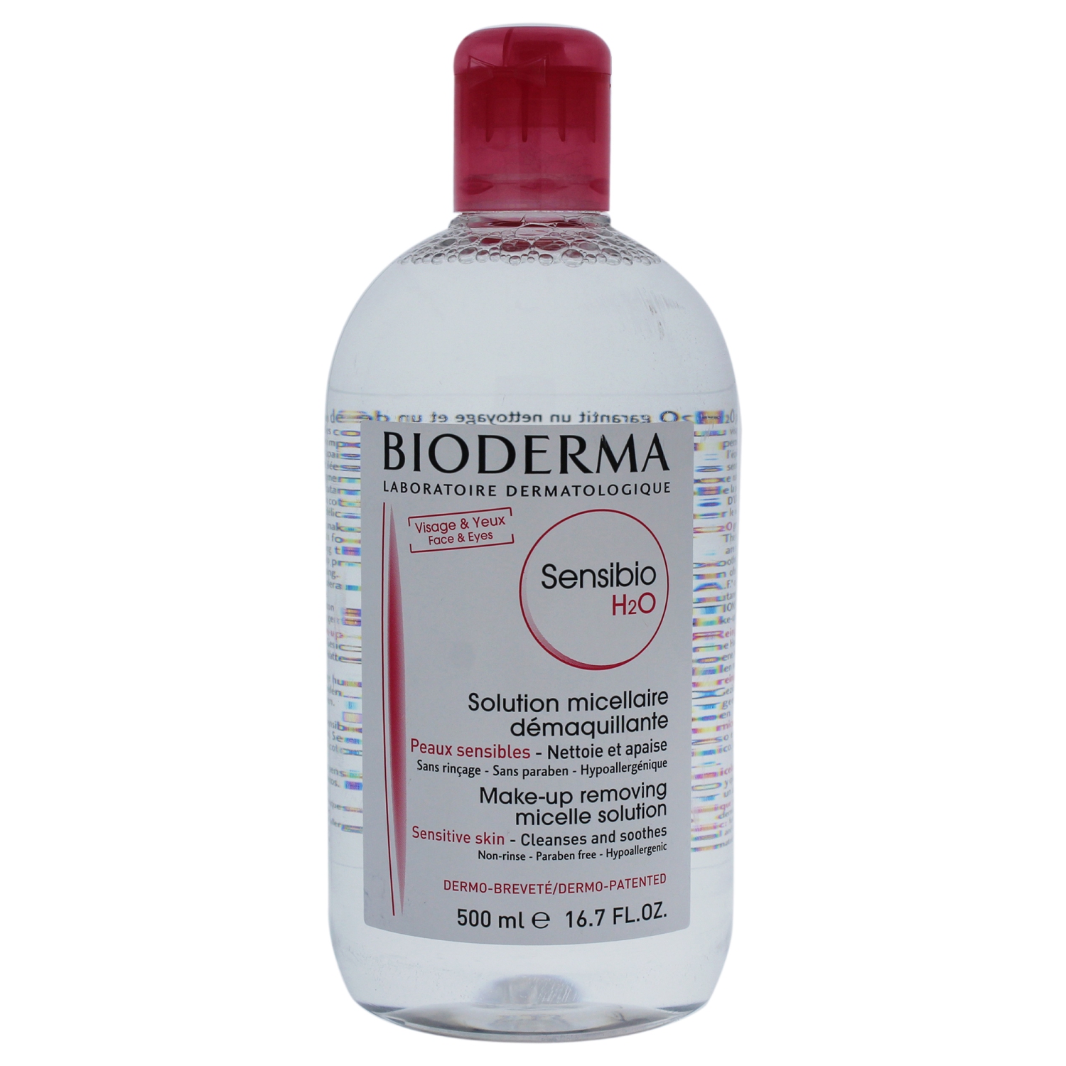 Sensibio H2O Make-Up Removing by Bioderma for Unisex - 16.7 oz Makeup Remover