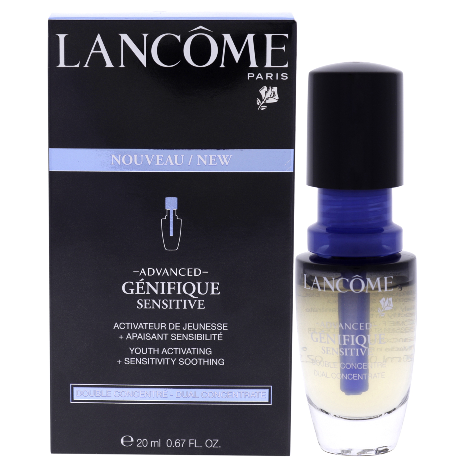 Advanced Genifique Sensitive Dual Concentrate Serum by Lancome for Unisex - 0.67 oz Serum