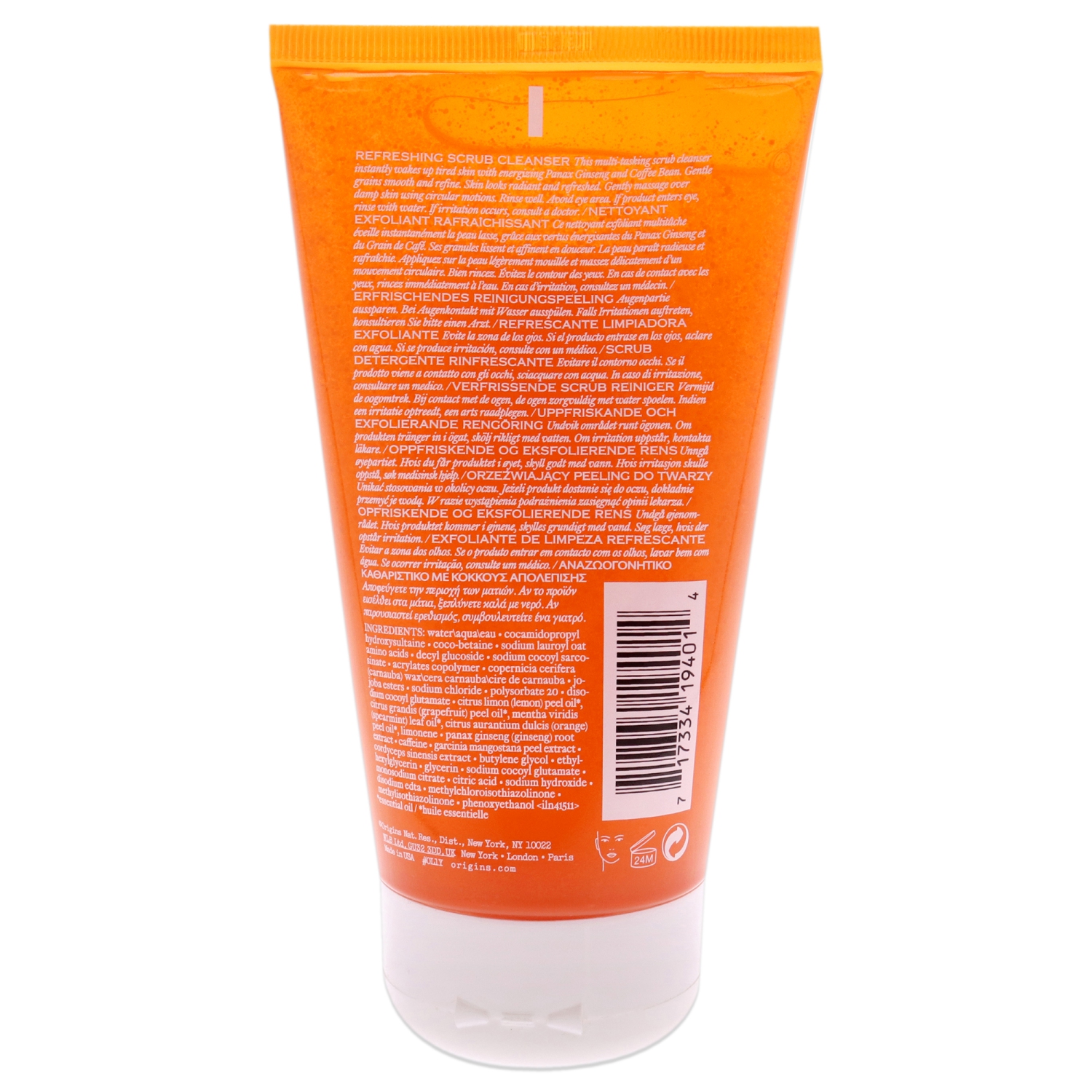 Ginzing Refreshing Scrub Cleanser by Origins for Unisex - 5 oz Cleanser