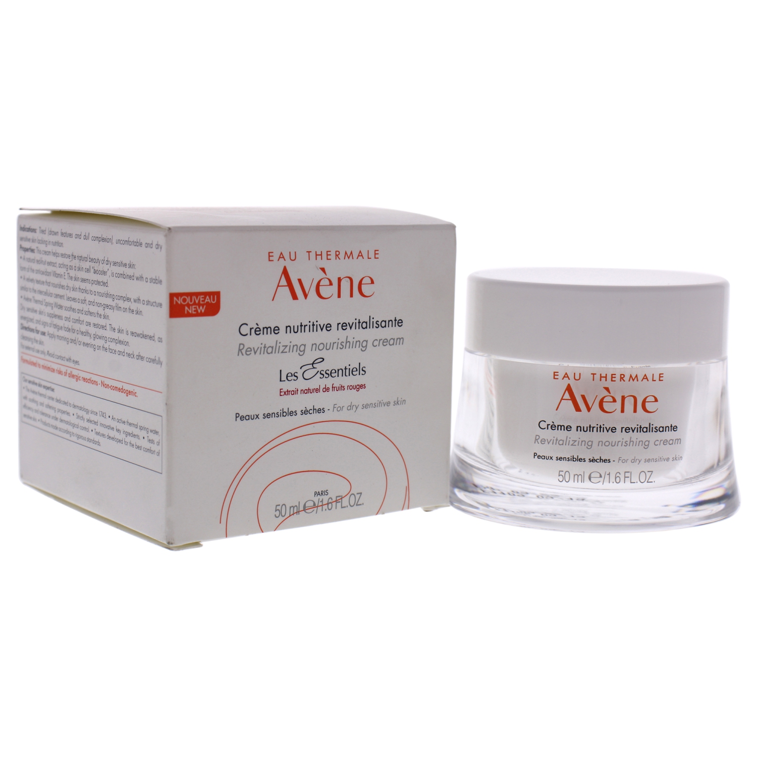 Revitalizing Nourishing Cream - Dry Sensitive Skin by Avene for Women - 1.6 oz Cream