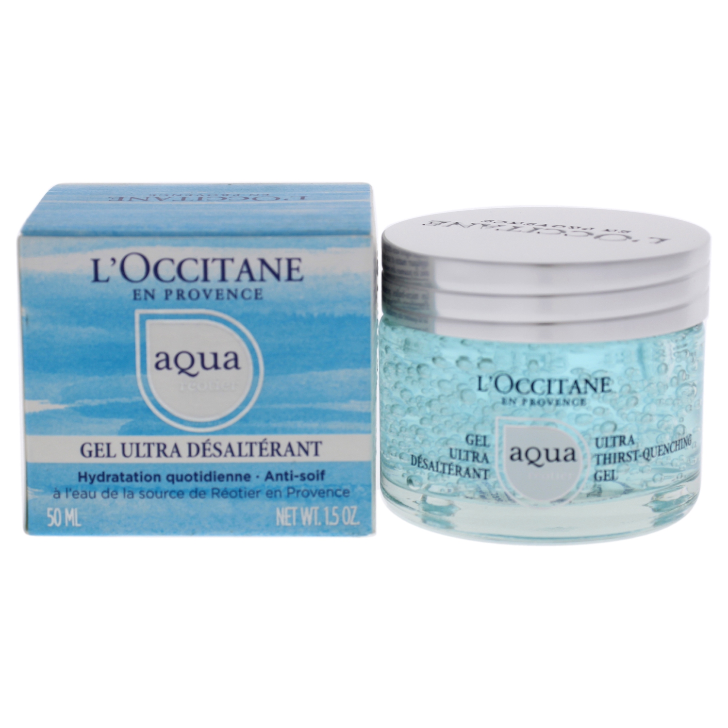 Aqua Reotier Ultra Thirst Quenching Gel by LOccitane for Unisex - 1.5 oz Gel