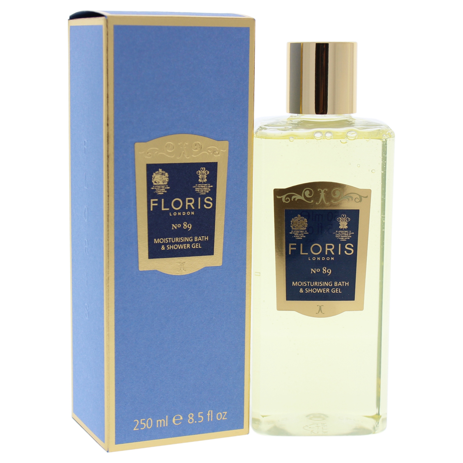 No. 89 Moisturising Bath & Shower Gel by Floris London for Men - 8.5 oz Bath & Shower Gel