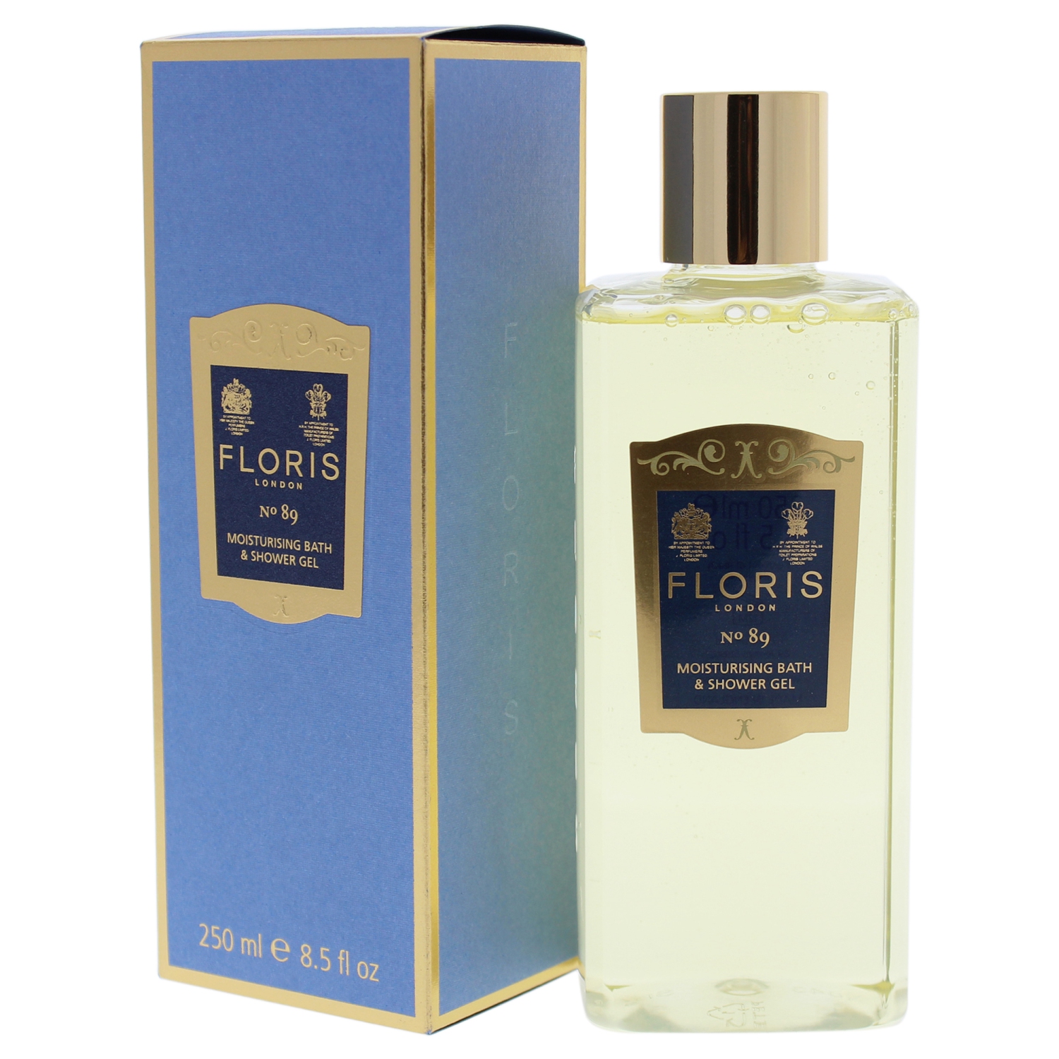 No. 89 Moisturising Bath & Shower Gel by Floris London for Men - 8.5 oz Bath & Shower Gel