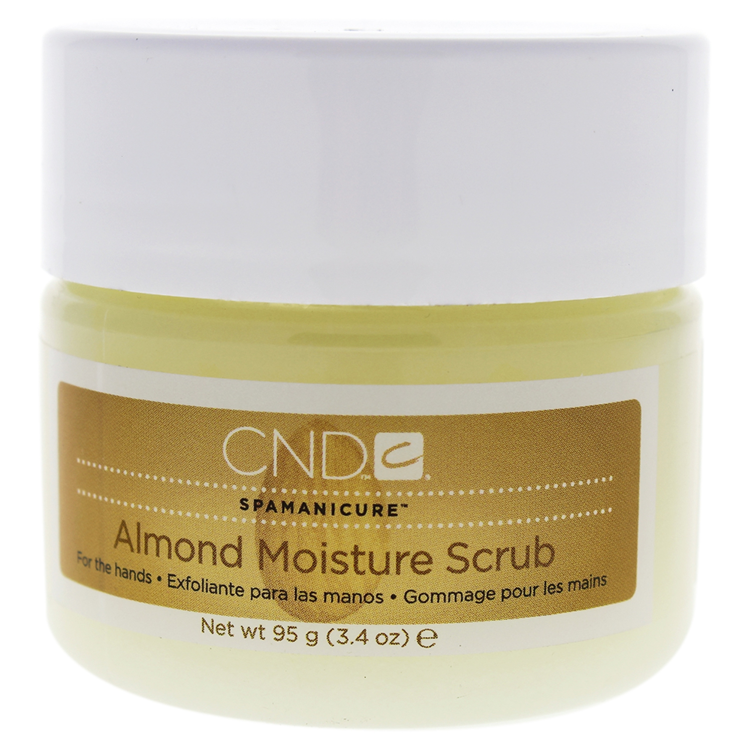 Spamanicure Almond Moisture Scrub by CND for Unisex - 3.4 oz Scrub