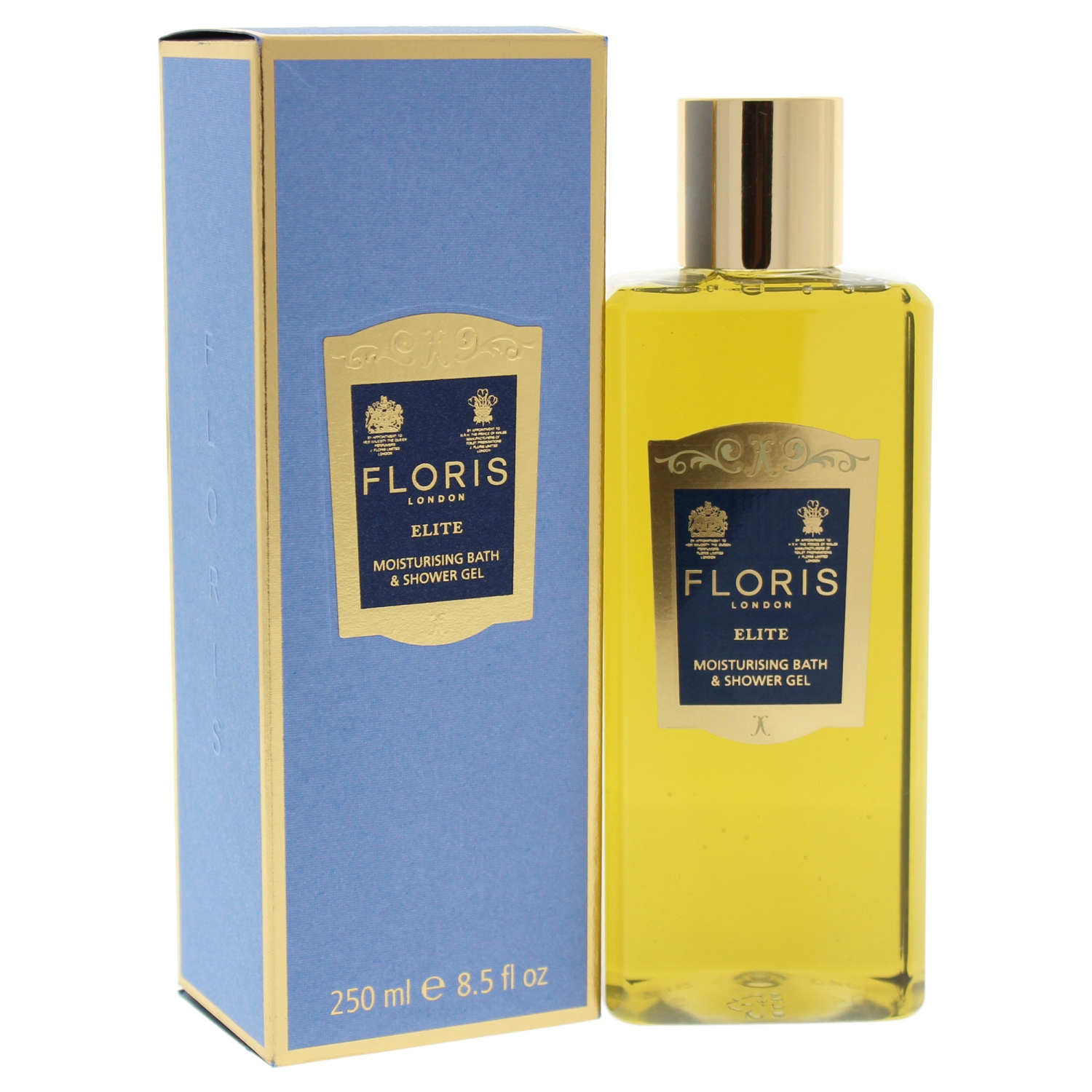 Elite Moisturising Bath & Shower Gel by Floris London for Men - 8.5 oz Bath & Shower Gel