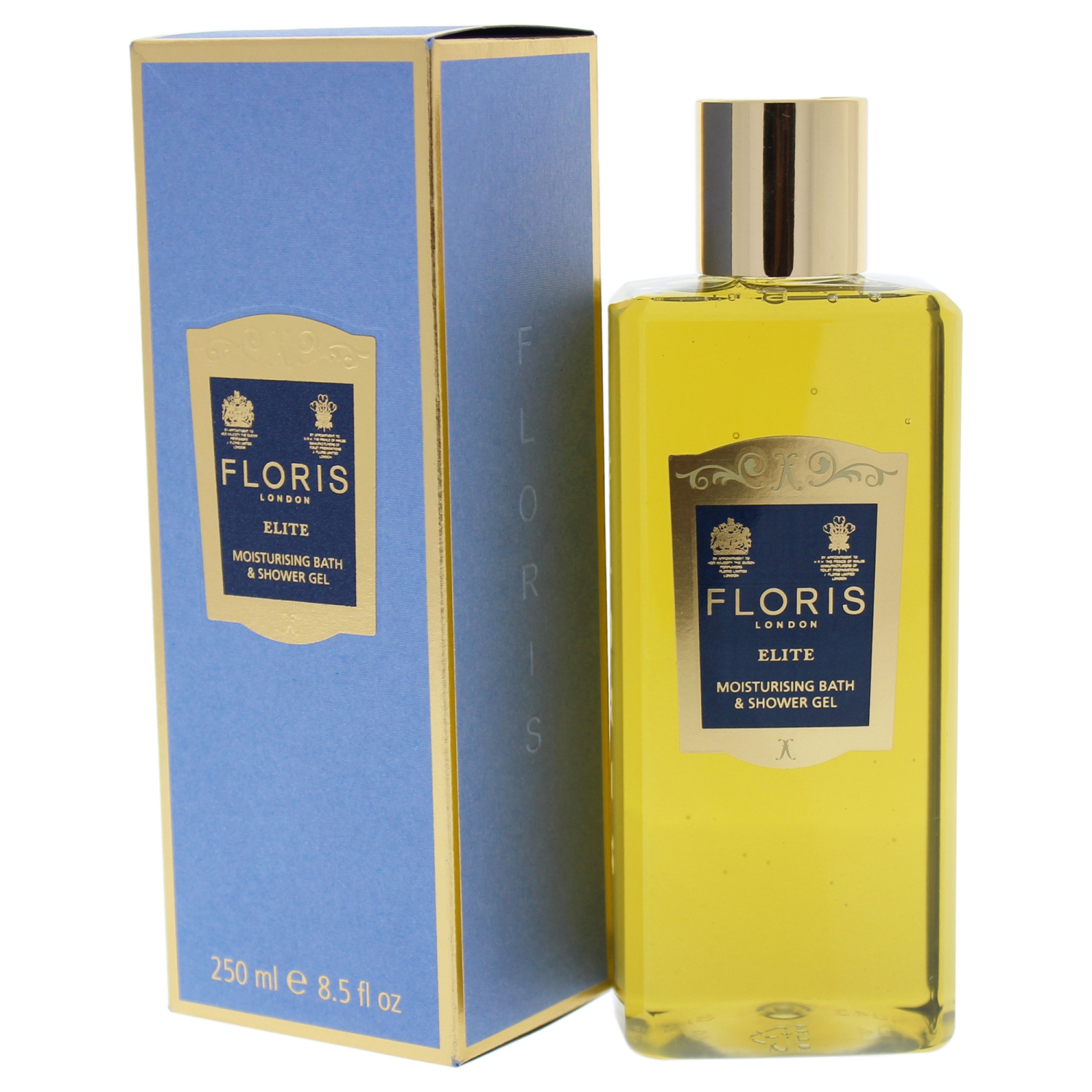Elite Moisturising Bath & Shower Gel by Floris London for Men - 8.5 oz Bath & Shower Gel