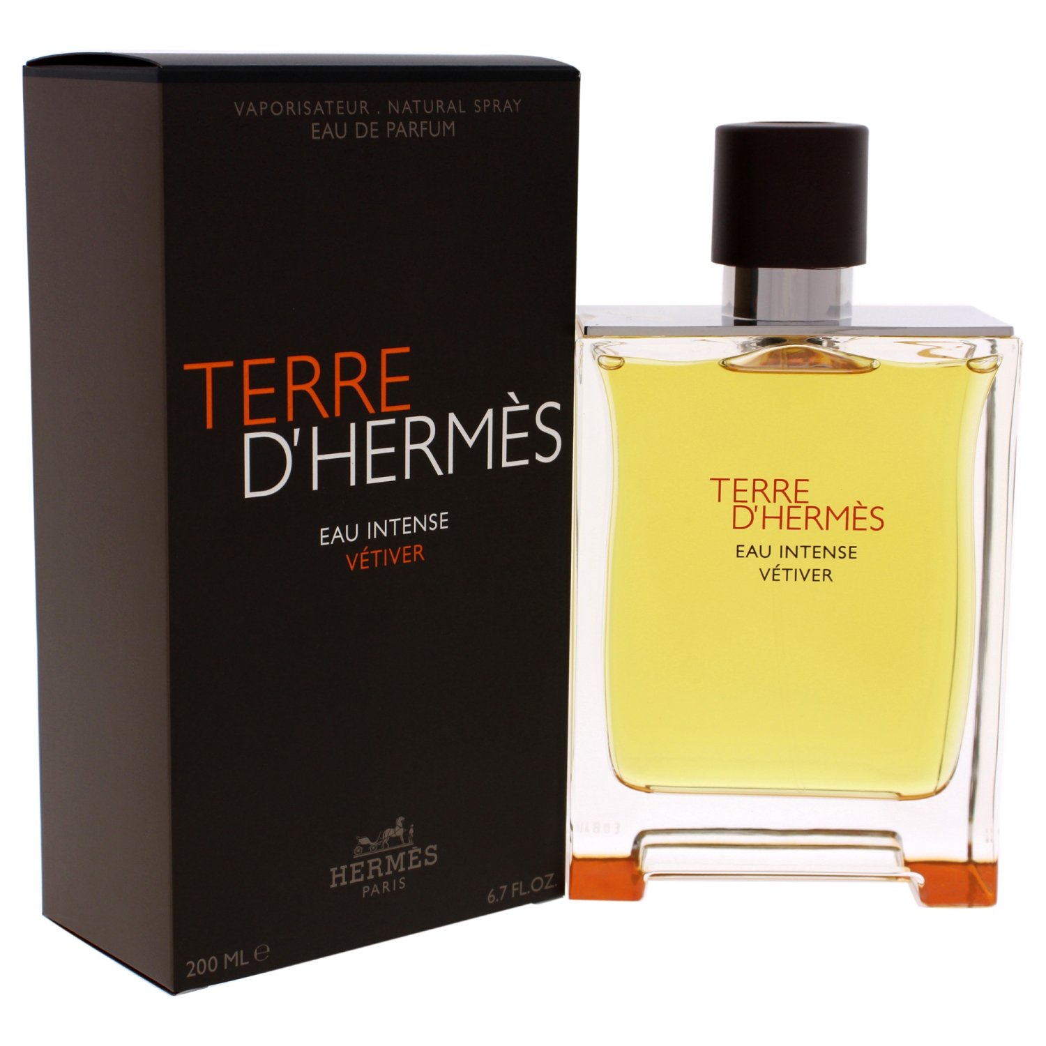 Terre DHermes Eau Intense Vetiver by Hermes for Men - 6.7 oz EDP Spray