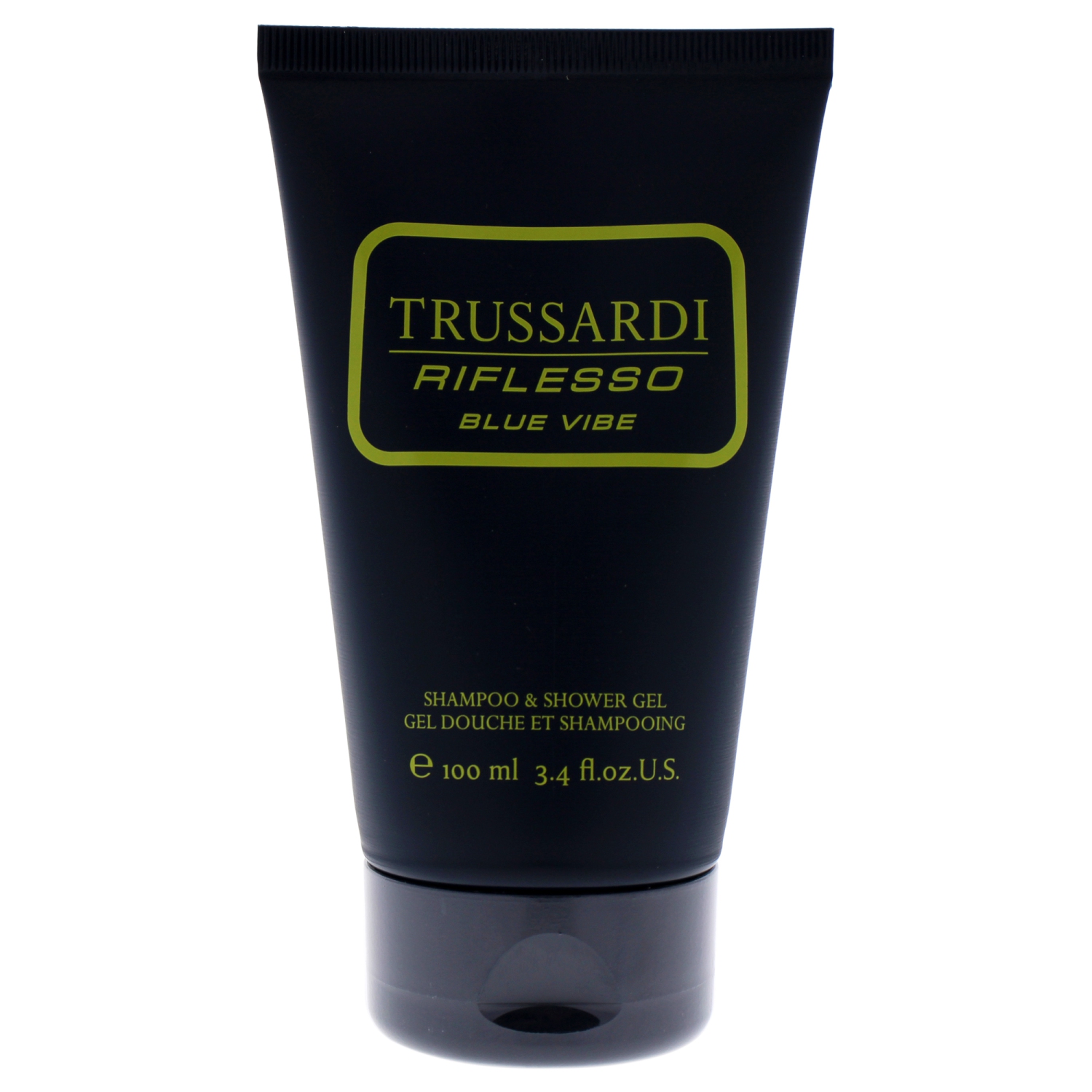 Riflesso Blue Vibe by Trussardi for Men - 3.4 oz Shampoo and Shower Gel