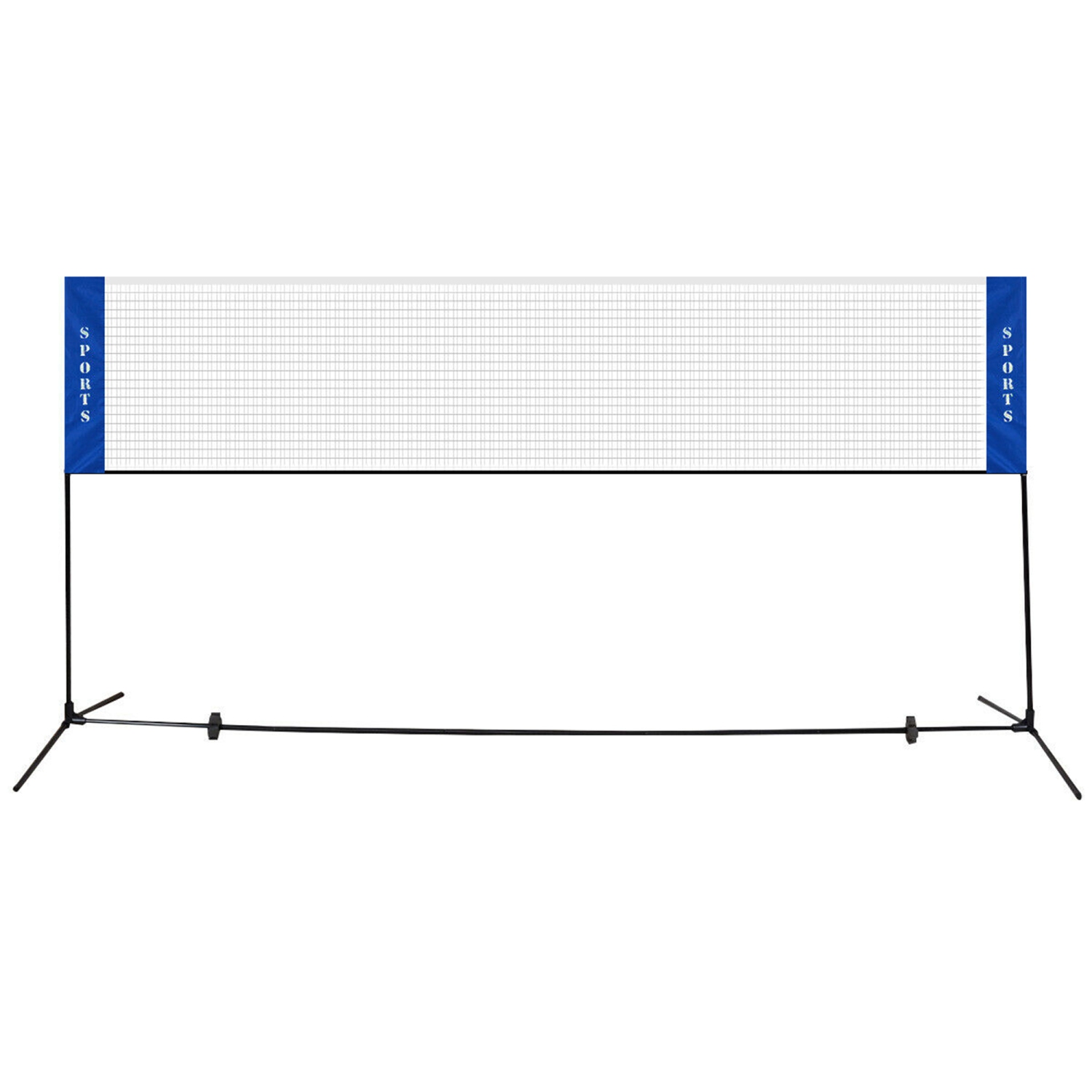 Gymax Portable Adjustable Badminton Net Tennis Beach Volleyball w/ Carry Bag