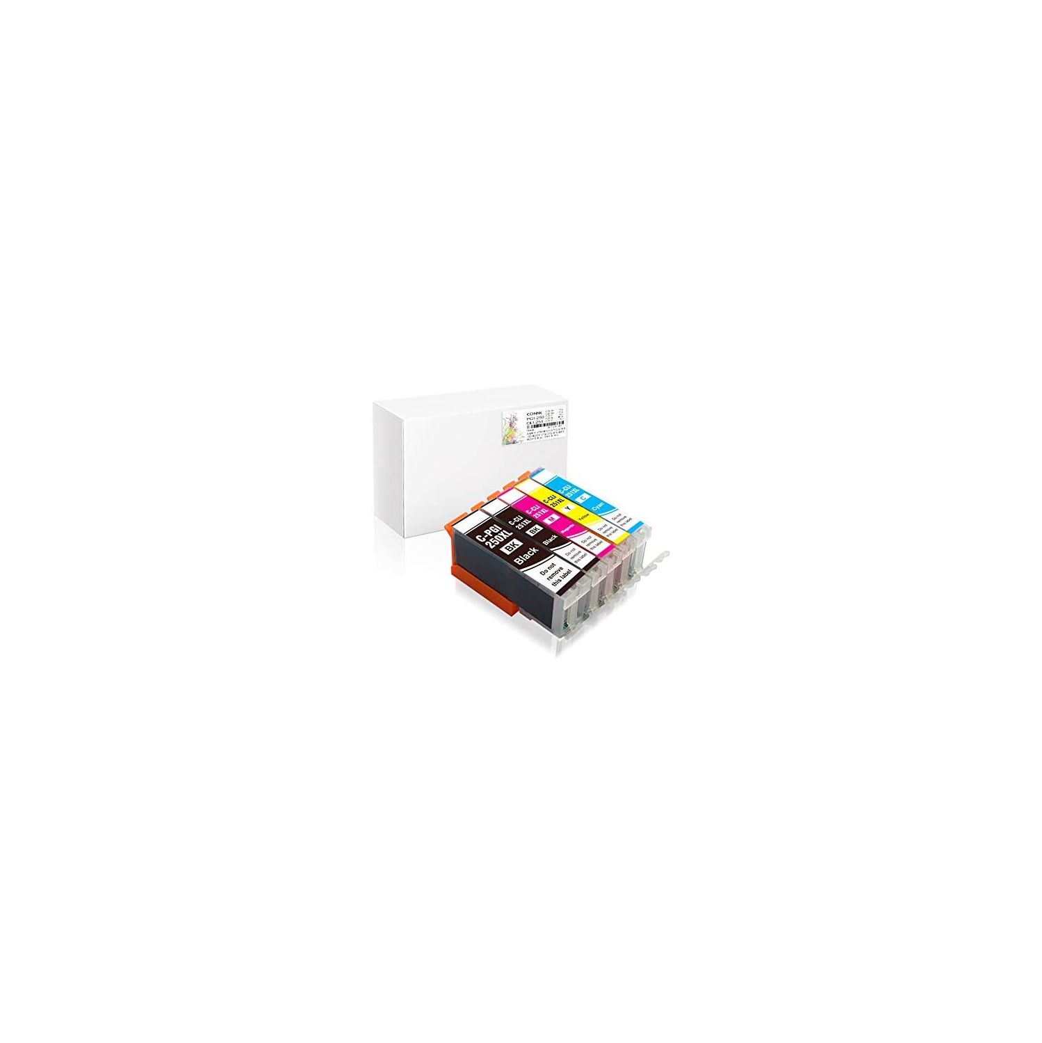 Conink Pgi-250xl Cli-251xl Ink Cartridges Compatible to Pixma Mx922 Mx722 Ip7220 Ip8720 Ix6820 Mg5420 Mg5422 Mg5520