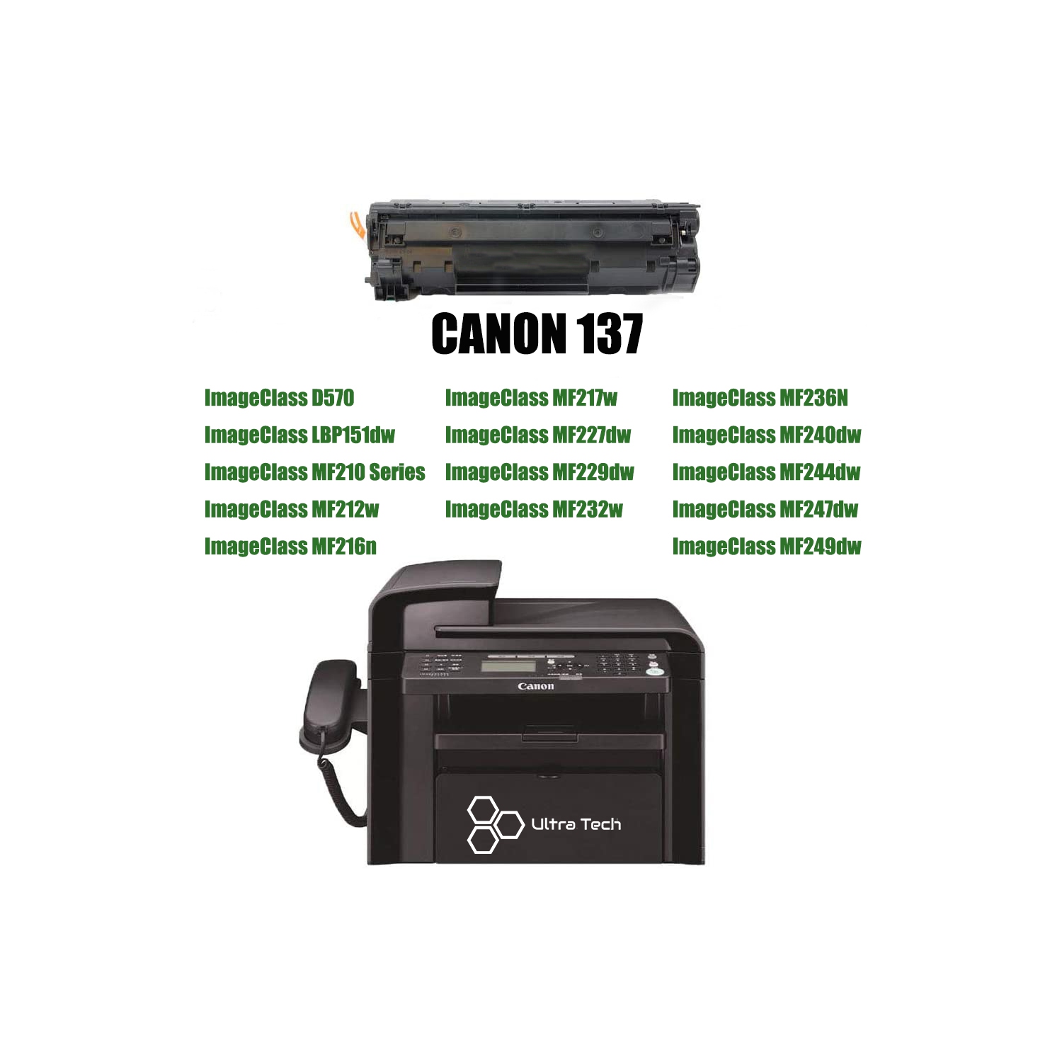 Prime 10 Pack Canon 137/Canon-137 Black Toner Cartridge | Best Buy Canada