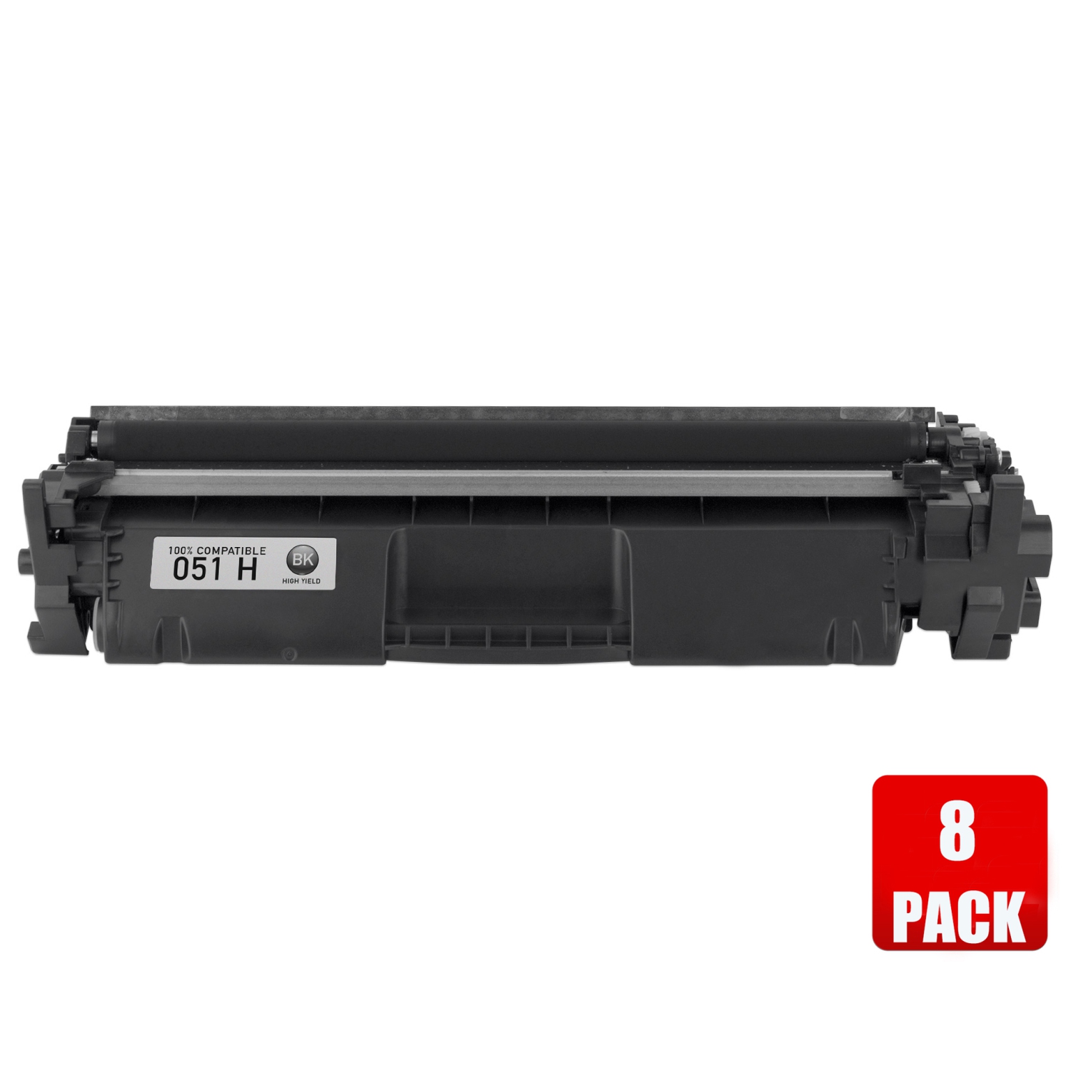Prime 8 Pack Canon 051H/Canon-051H/051/051H High Yield Black Compatible Toner Cartridge # FREE SHIPPING
