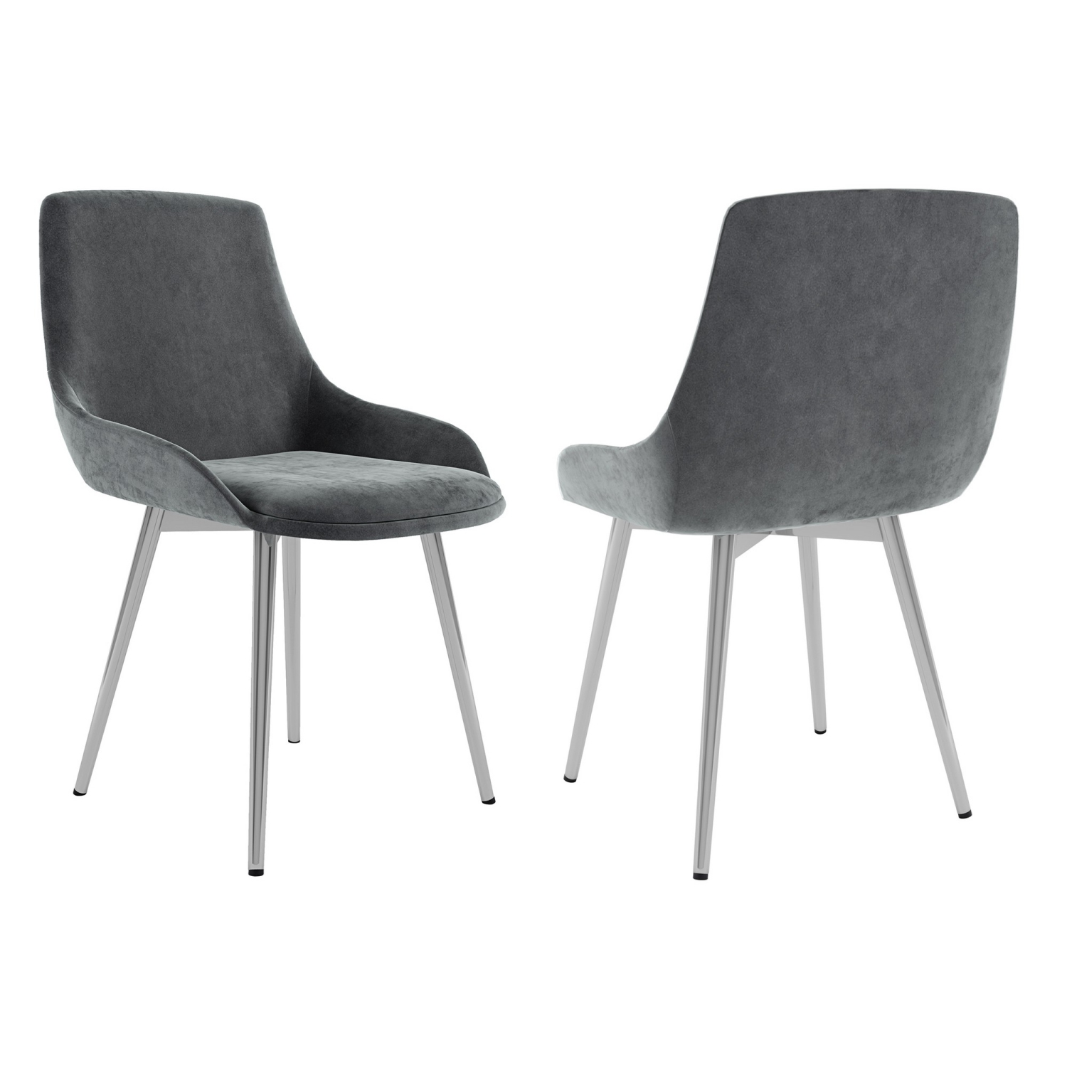 Viva Lifestyle Furiture 7PC DINING SET - GREY TABLE/GREY CHAIR