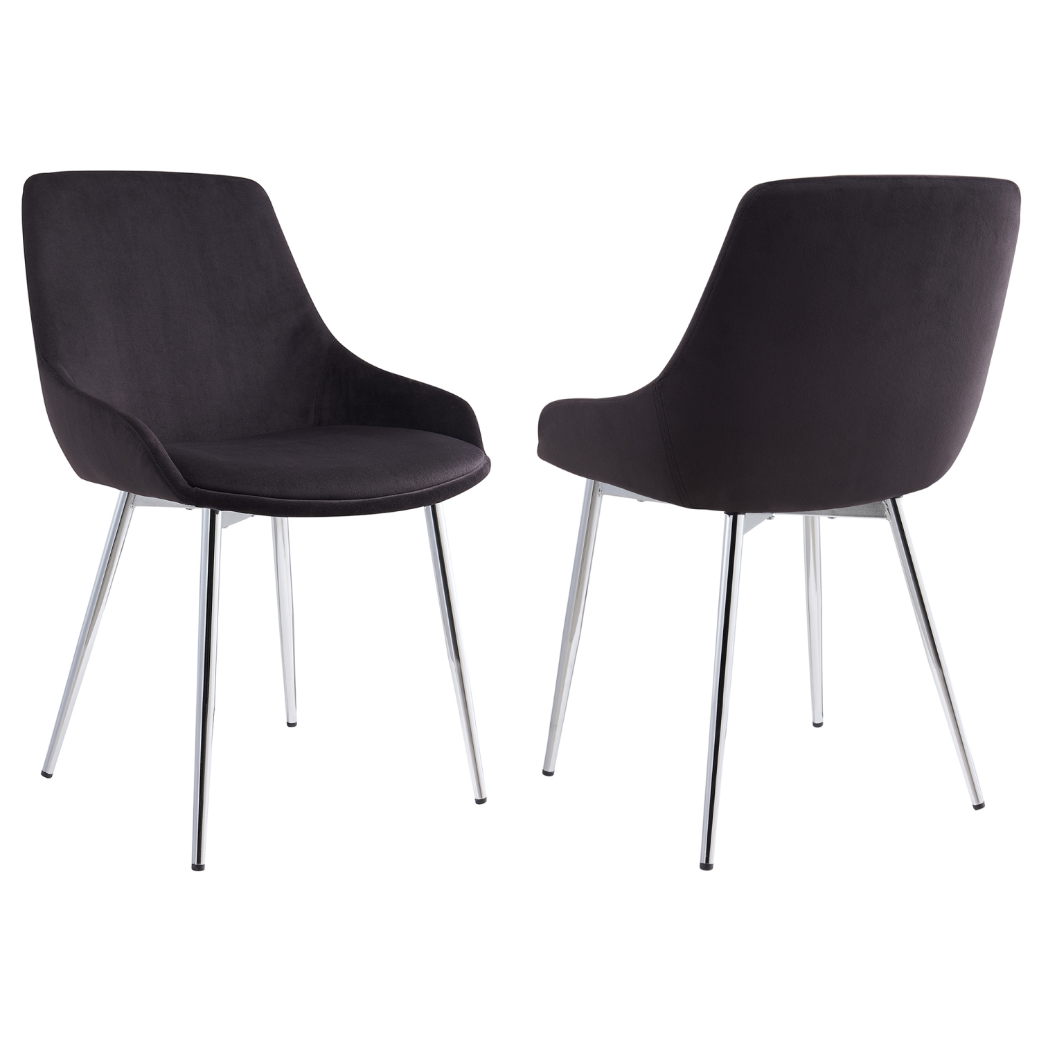 Viva Lifestyle Furiture 7PC DINING SET - BLACK TABLE/BLACK CHAIR