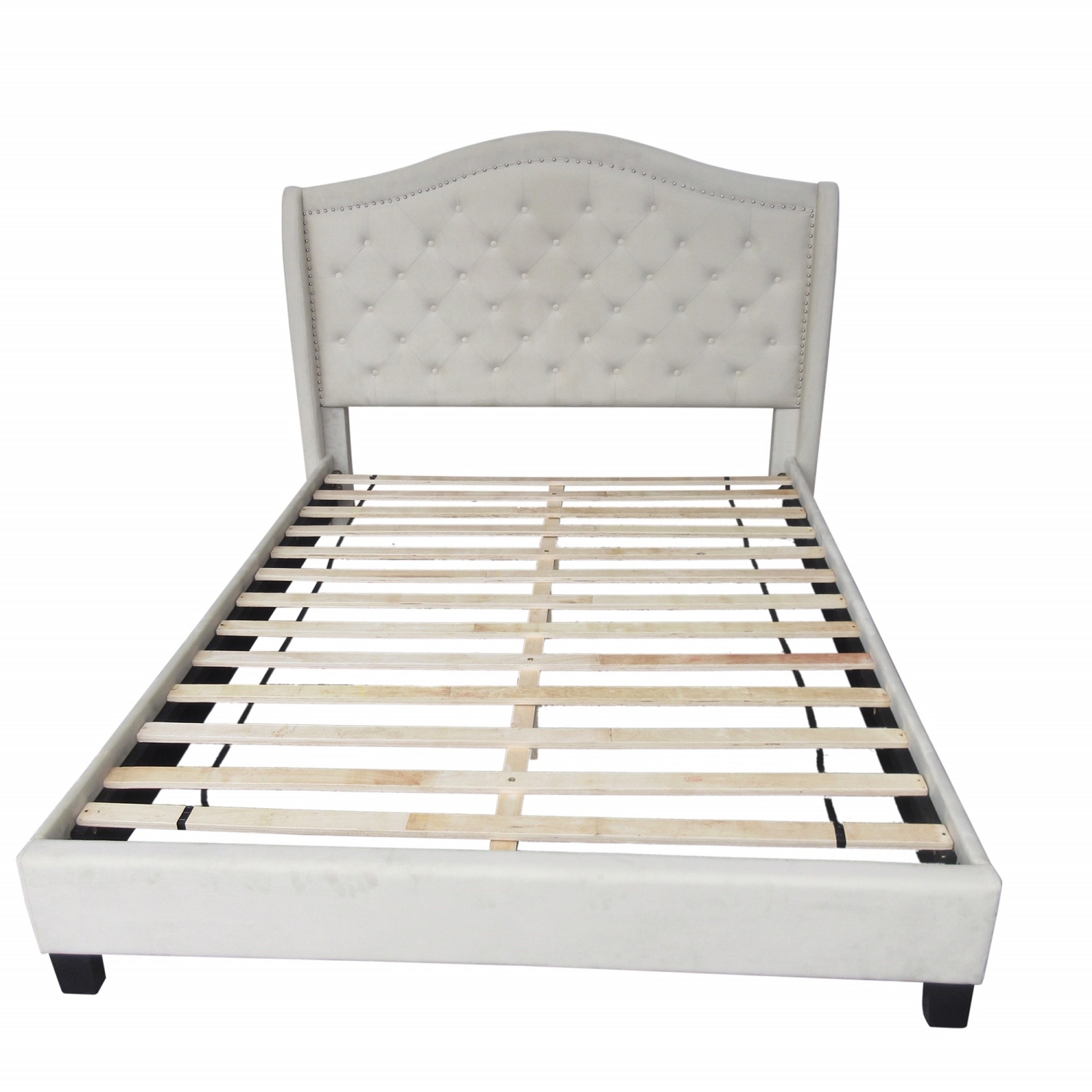 Viva Lifestyle Furiture 60" QUEEN PLATFORM BED - IVORY